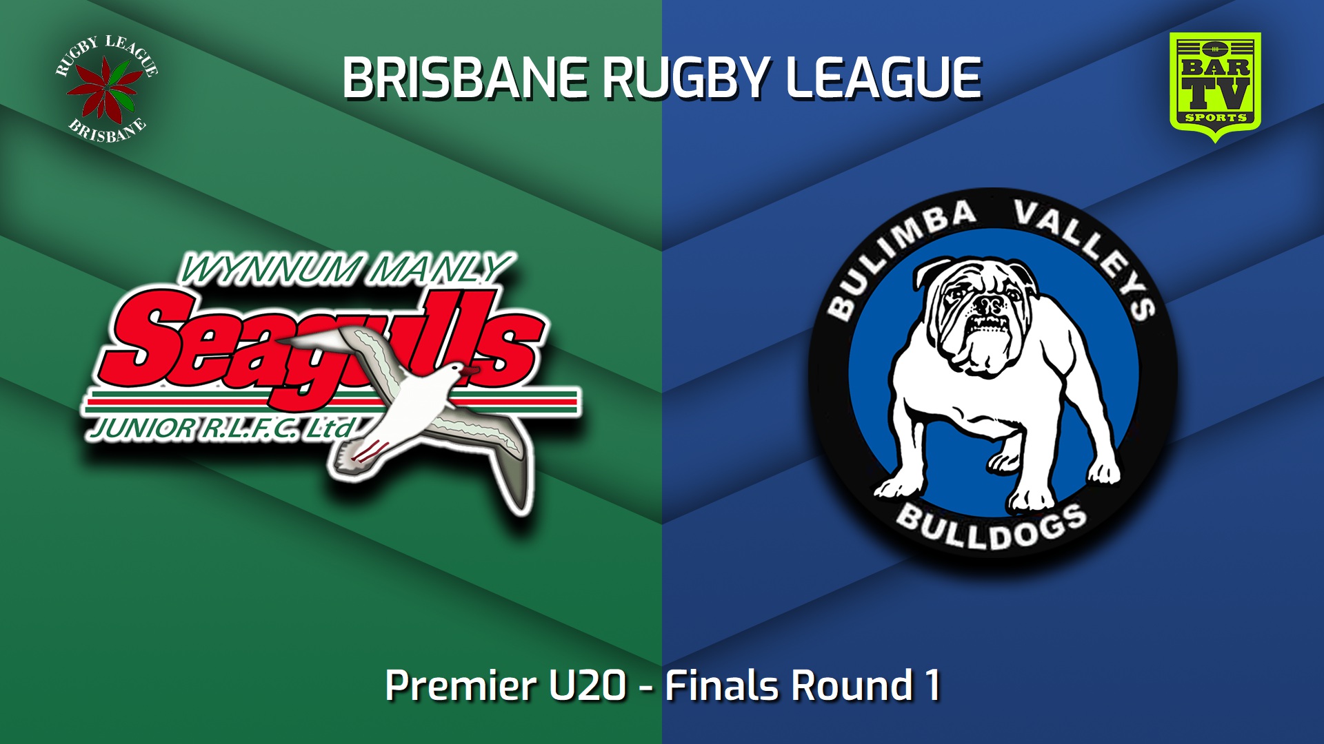 230819-BRL Finals Round 1 - Premier U20 - Wynnum Manly Seagulls Juniors v Bulimba Valleys Bulldogs Slate Image