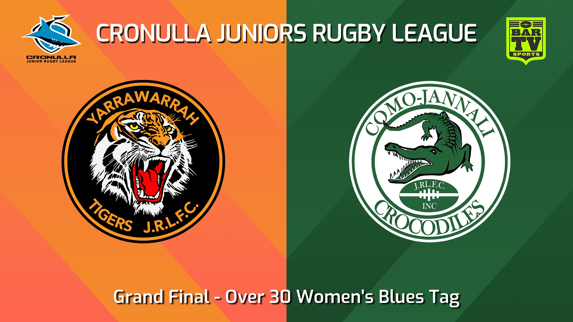250830-video-Cronulla Juniors Grand Final - Over 30 Women's Blues Tag - Yarrawarrah Tigers v Como Jannali Crocodiles Slate Image