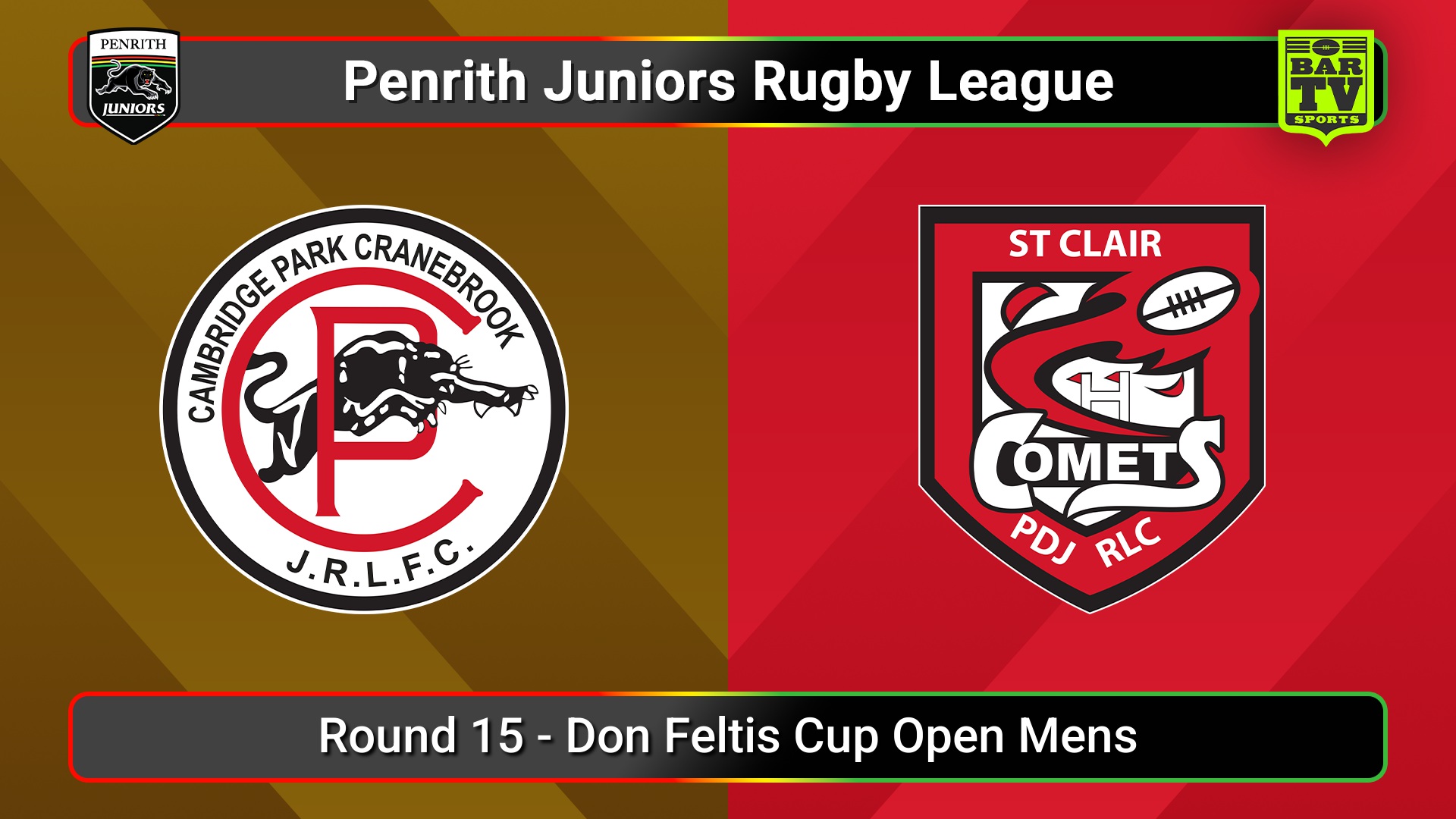 250727-video-Penrith & District Junior Rugby League Round 15 - Don Feltis Cup Open Mens - Cambridge Park v St Clair Slate Image