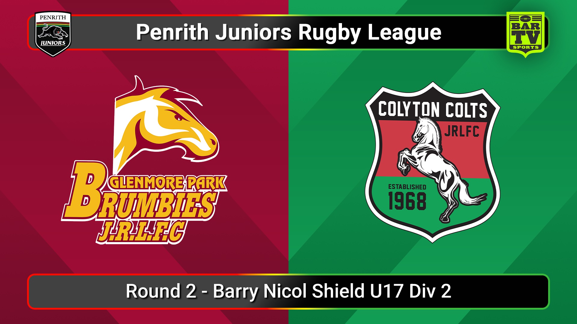 250412-video-Penrith & District Junior Rugby League Round 2 - Barry Nicol Shield U17 Div 2 - Glenmore Park v Colyton Slate Image