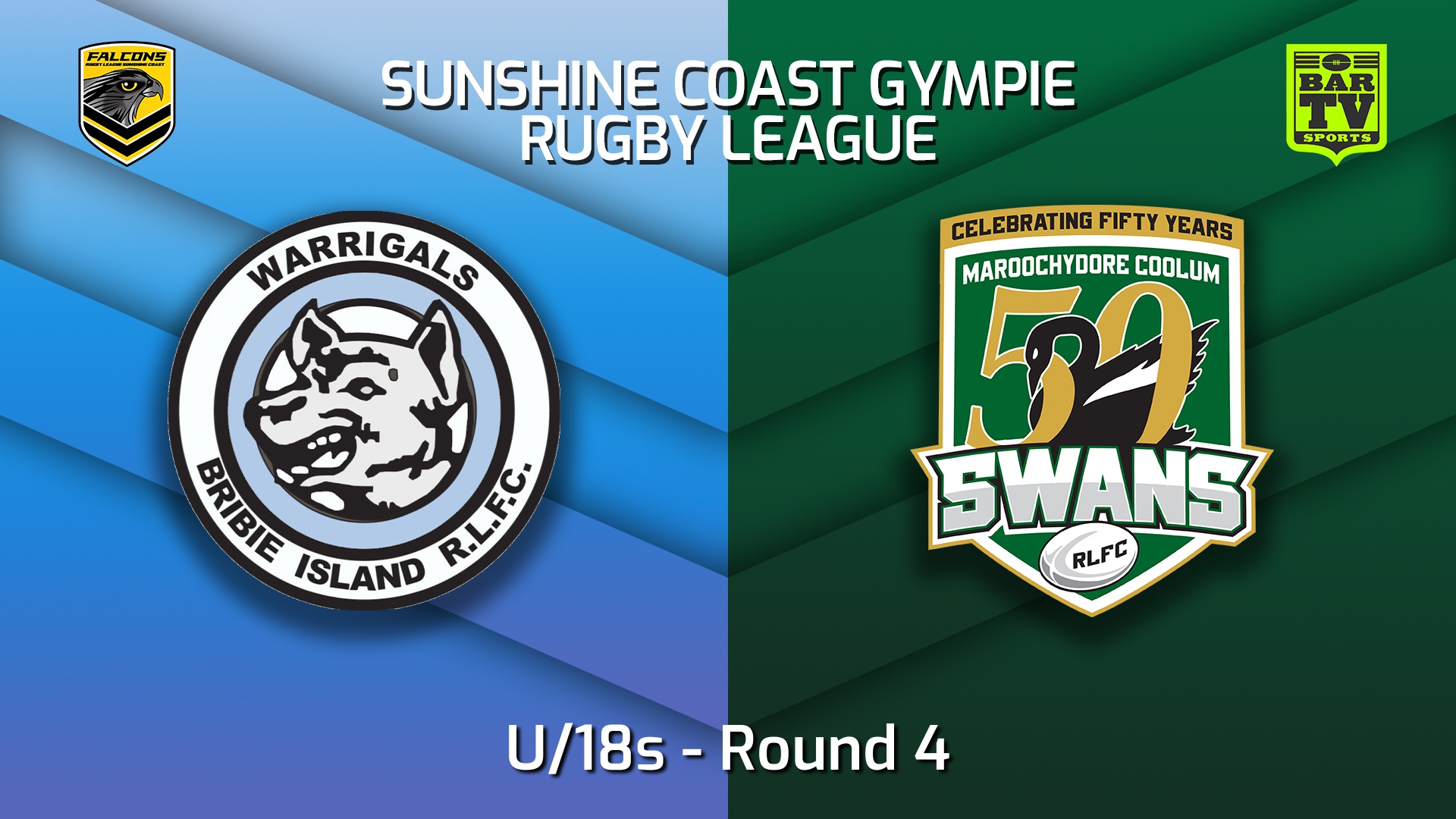 220506-Sunshine Coast RL Round 4 - U/18s - Bribie Island Warrigals v Maroochydore Swans Slate Image