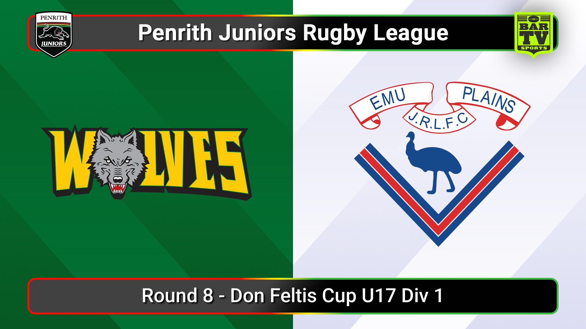 250611-video-Penrith & District Junior Rugby League Round 8 - Don Feltis Cup U17 Div 1 - Windsor Wolves v Western City Tigers Slate Image