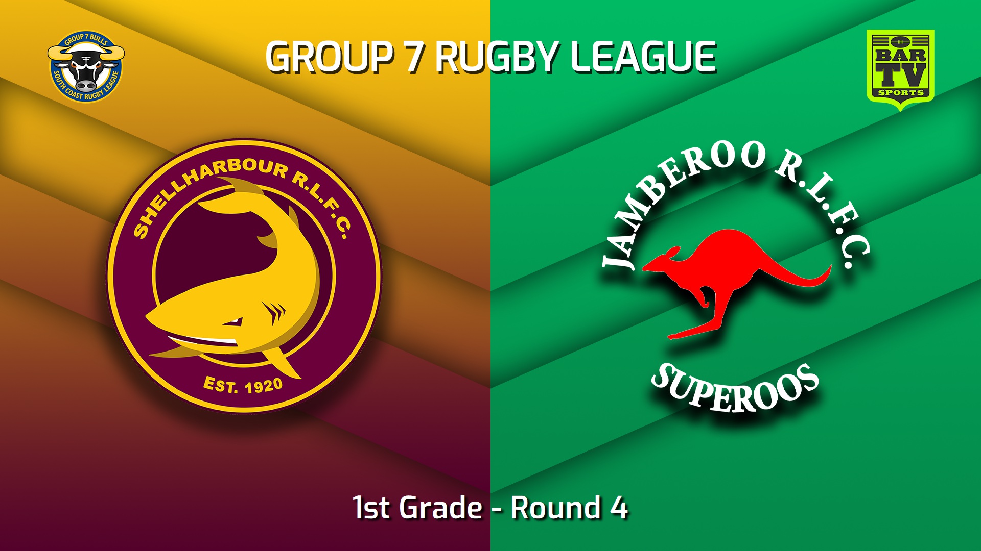 230423-South Coast Round 4 - 1st Grade - Shellharbour Sharks v Jamberoo Superoos Slate Image