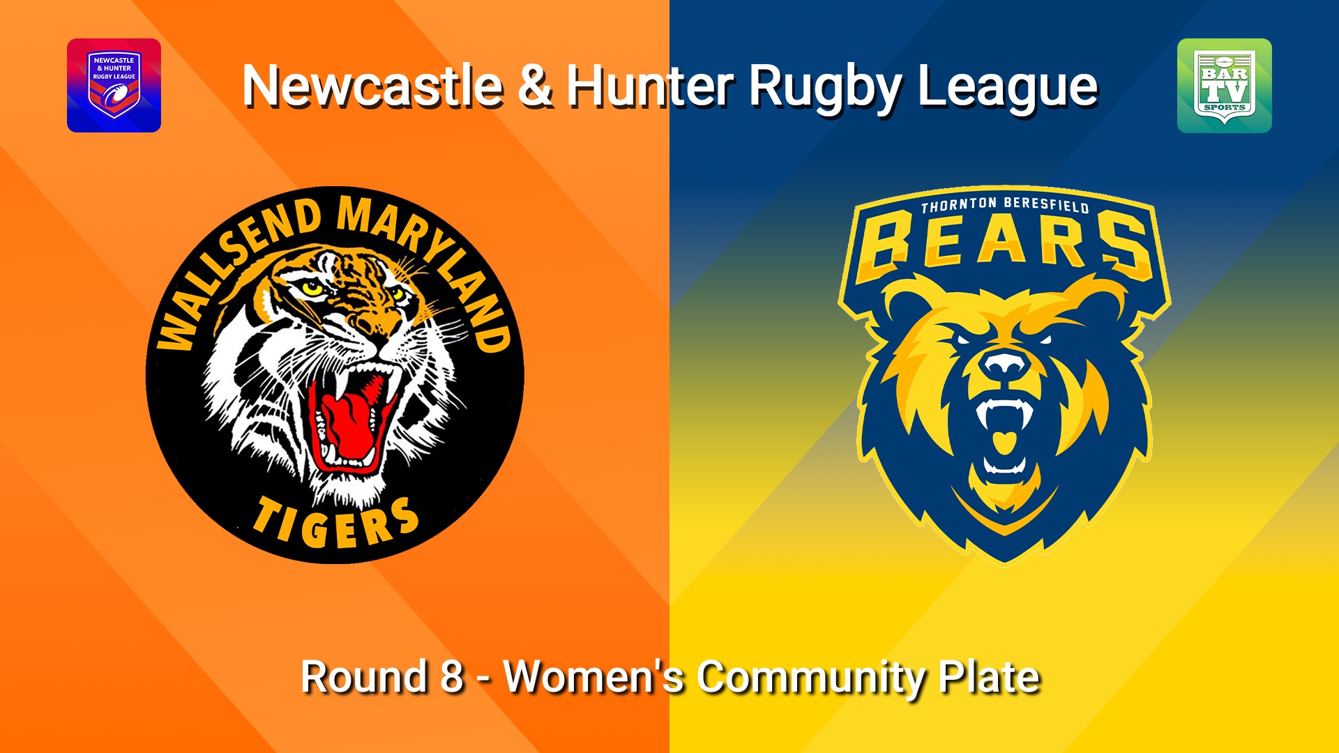 260620-video-NHRL Round 8 - Women's Community Plate - Wallsend Maryland Tigers v Thornton Beresfield Bears Minigame Slate Image