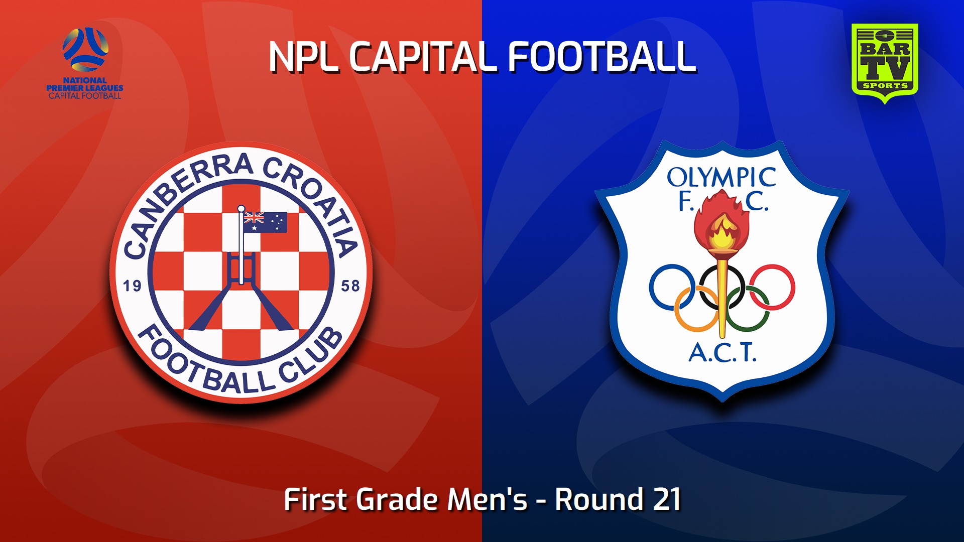 230903-Capital NPL Round 21 - Canberra Croatia FC v Canberra Olympic FC Slate Image