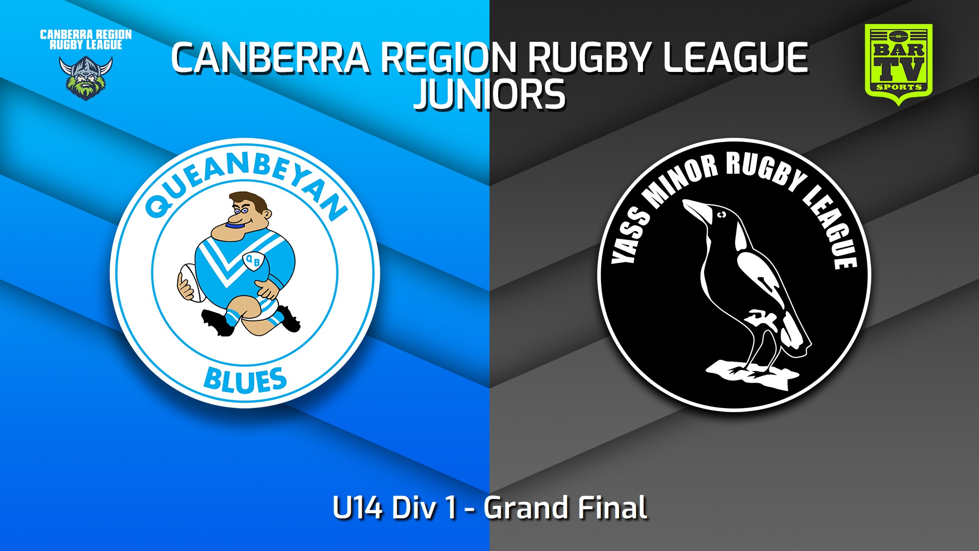 230910-2023 Canberra Region Rugby League Juniors Grand Final - U14 Div 1 - Queanbeyan Blues Juniors v Yass Magpies Juniors Slate Image