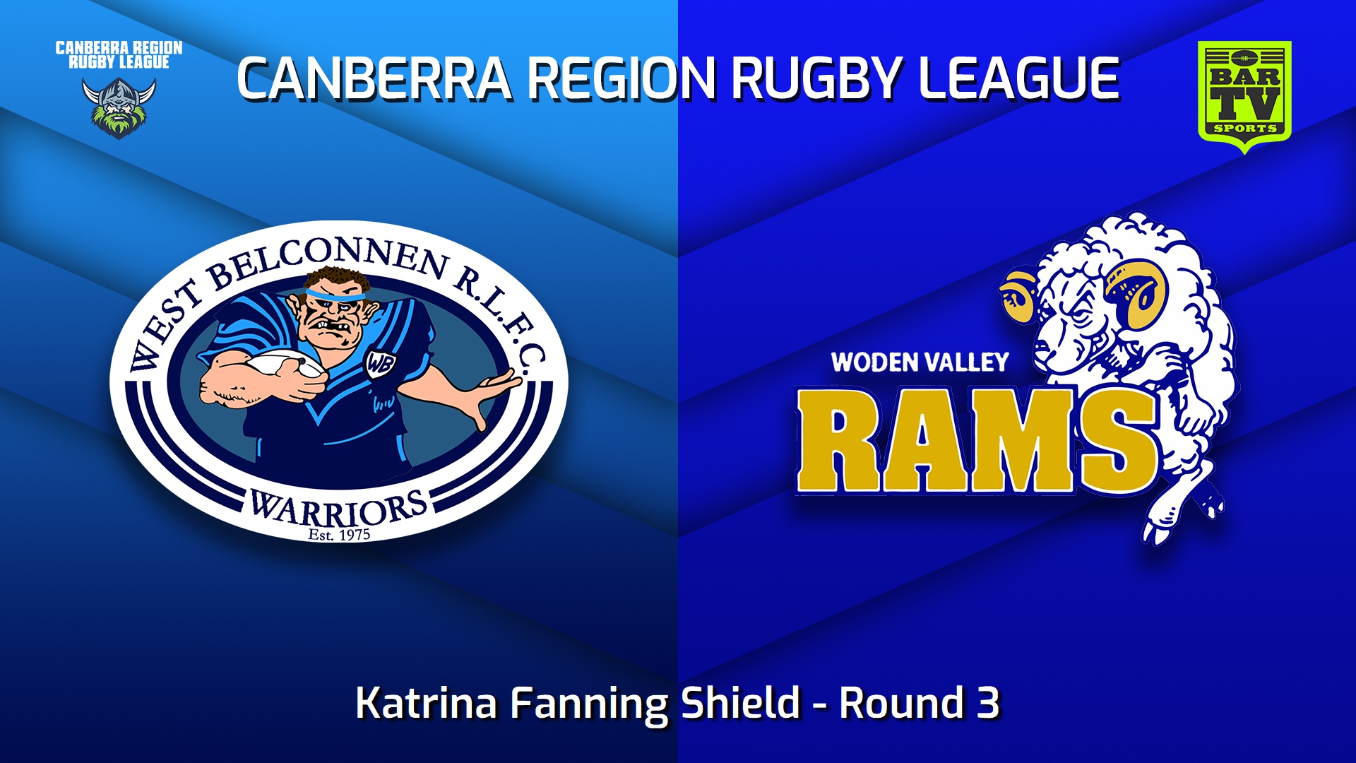 230521-Canberra Round 3 - Katrina Fanning Shield - West Belconnen Warriors v Woden Valley Rams Slate Image