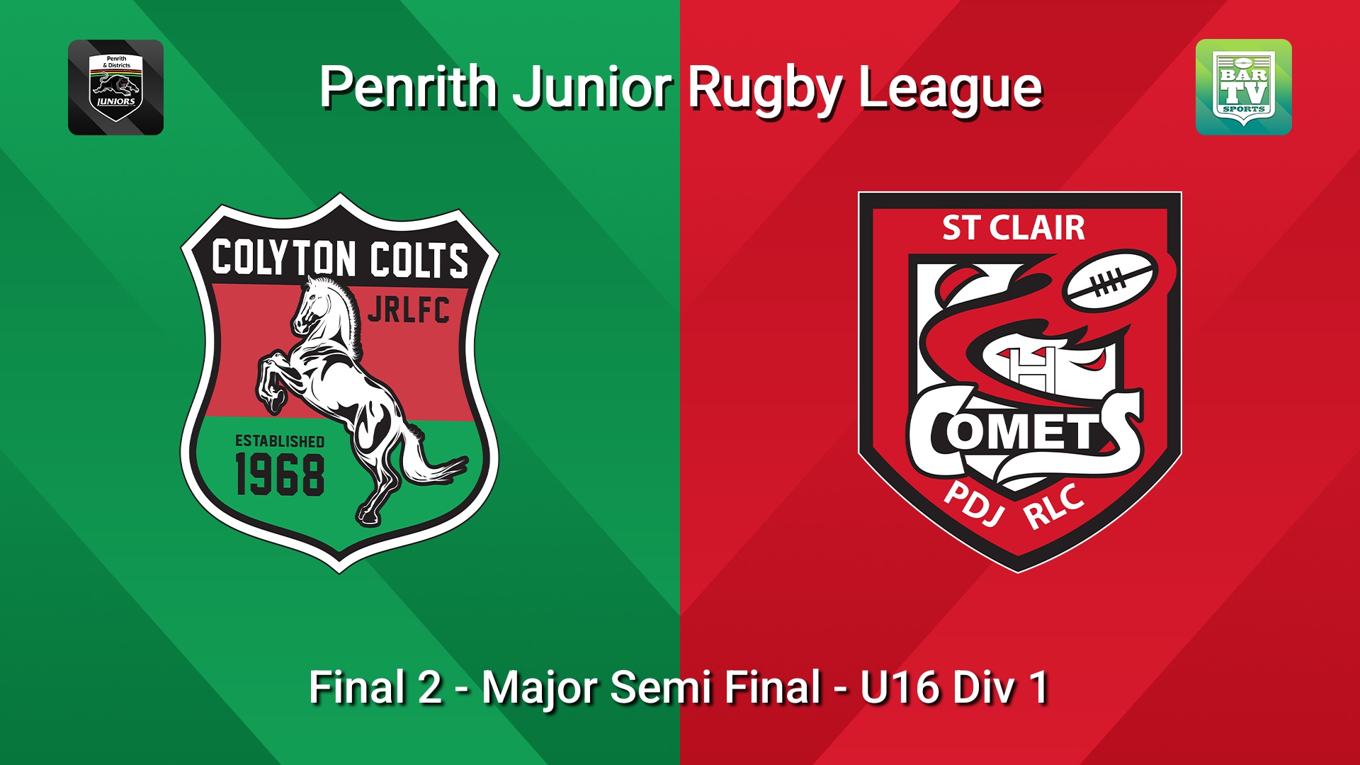 260829-video-Penrith & District Junior Rugby League Final 2 - Major Semi Final - U16 Div 1 - Colyton v St Clair Slate Image
