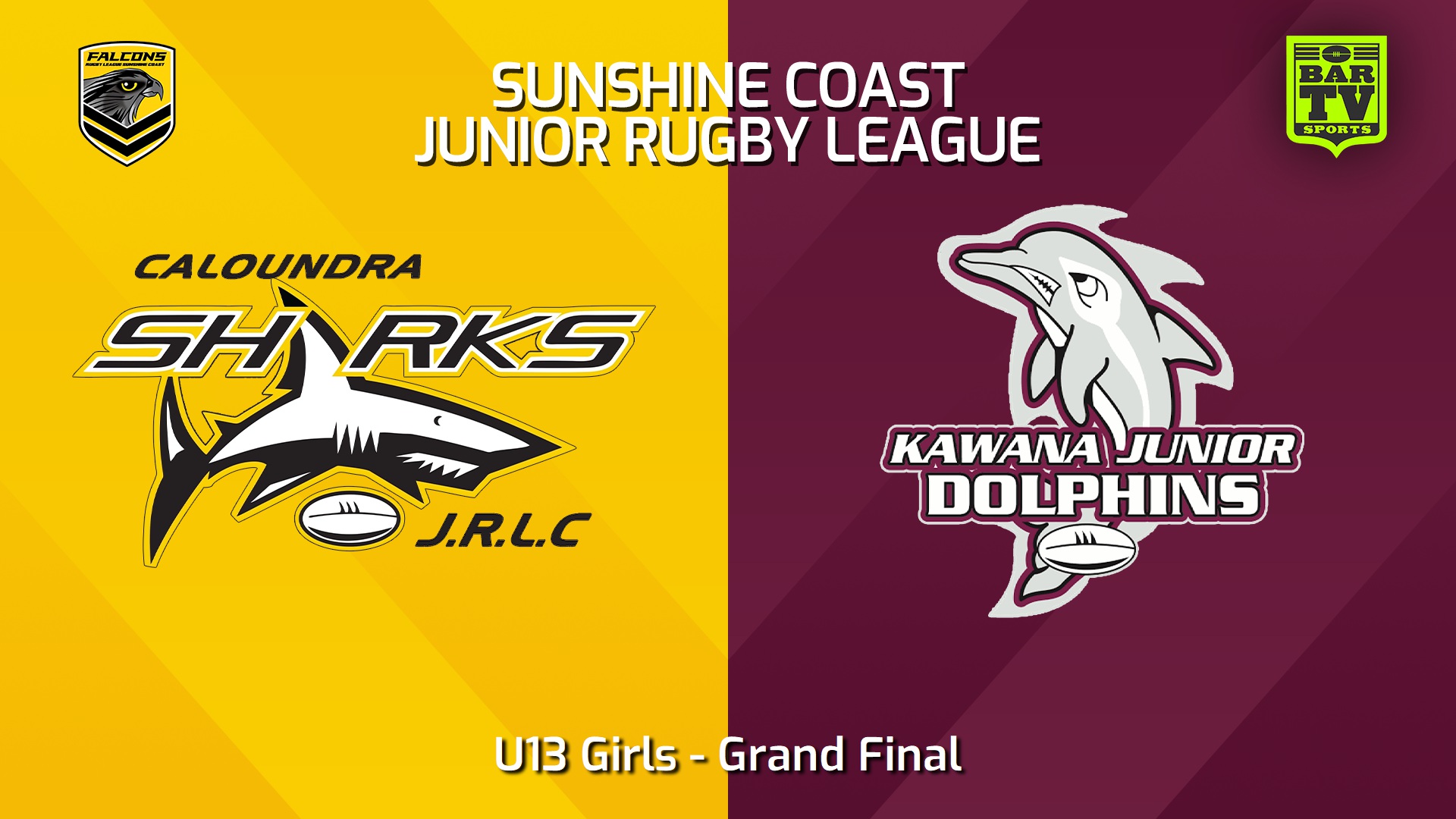 240907-video-Sunshine Coast Junior Rugby League Grand Final - U13 Girls - Caloundra Sharks JRL v Kawana Dolphins JRL Slate Image