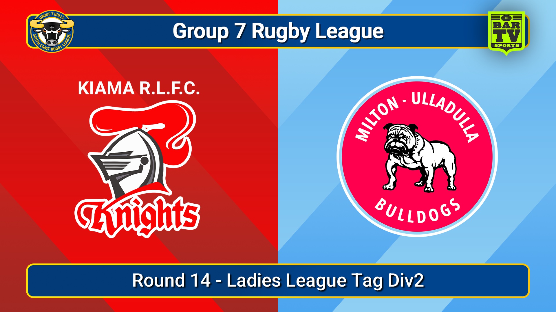 250727-video-South Coast Round 14 - Ladies League Tag Div2 - Kiama Knights v Milton-Ulladulla Bulldogs Slate Image