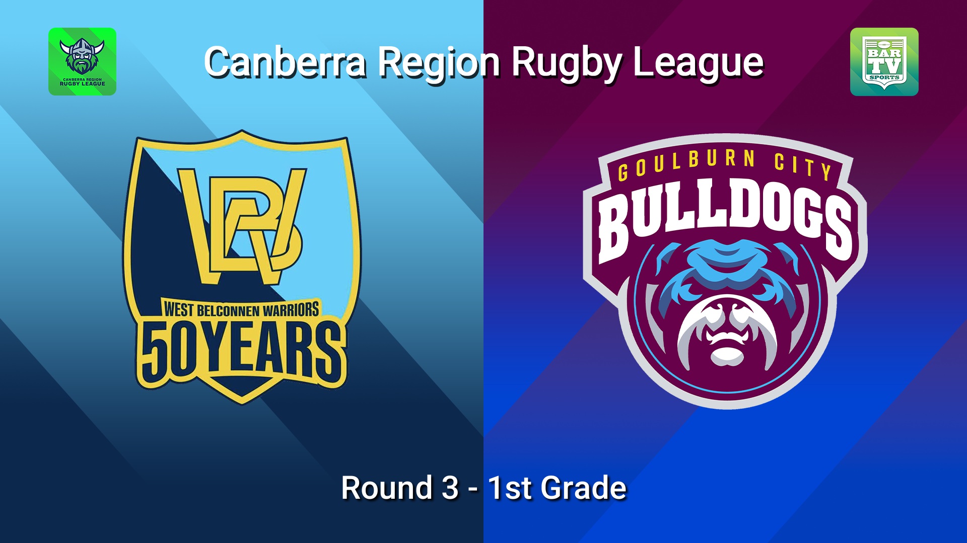 260502-video-Canberra Round 3 - 1st Grade - West Belconnen Warriors v Goulburn City Bulldogs Slate Image