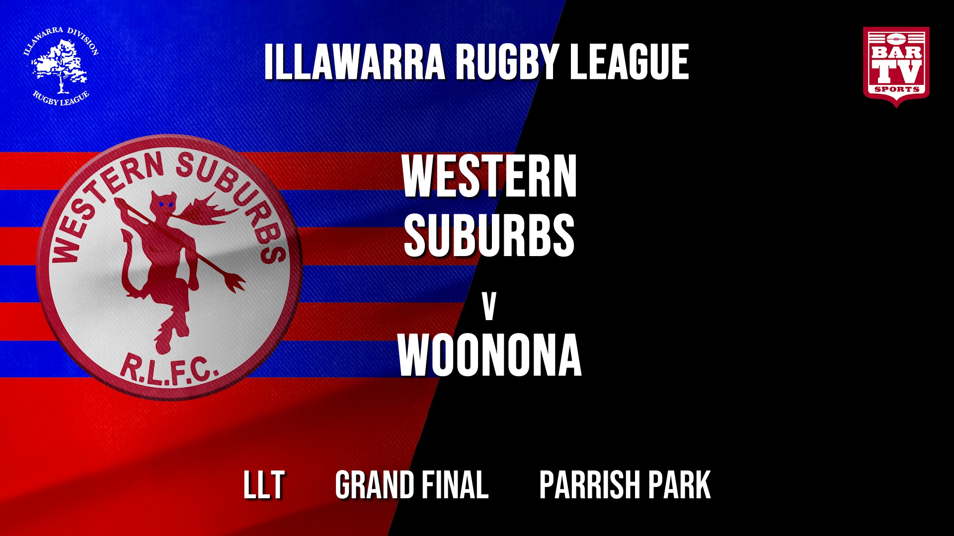 IRL Grand Final - LLT - Western Suburbs Devils v Woonona Bushrangers Slate Image