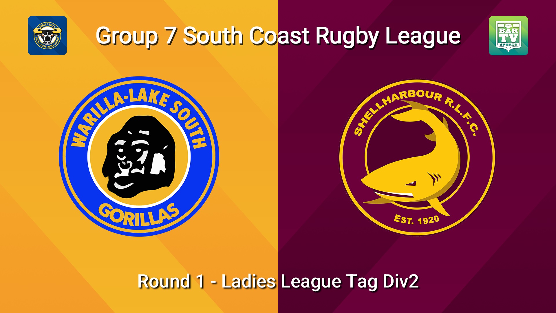 260418-video-South Coast Round 1 - Ladies League Tag Div2 - Warilla-Lake South v Shellharbour Sharks Slate Image