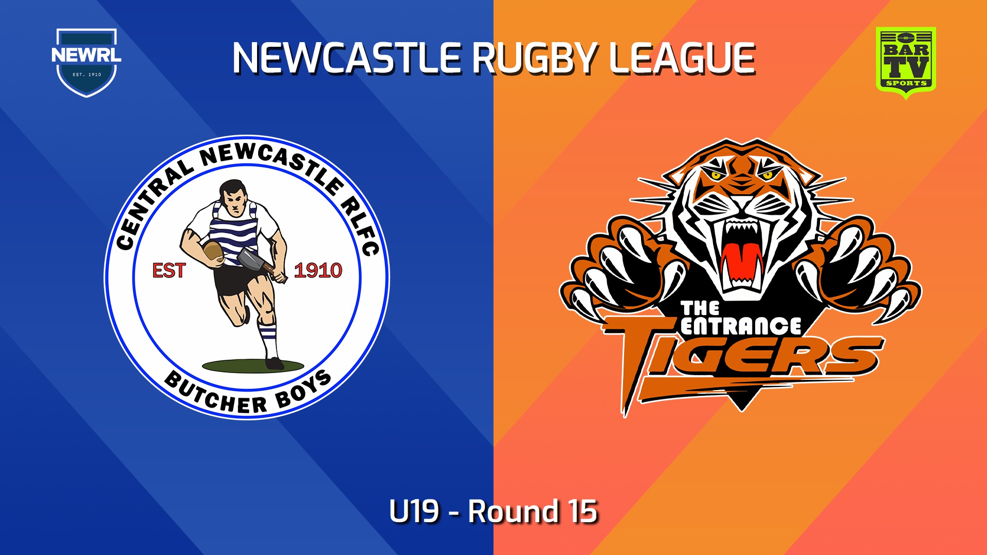 240728-video-Newcastle RL Round 15 - U19 - Central Newcastle Butcher Boys v The Entrance Tigers Slate Image