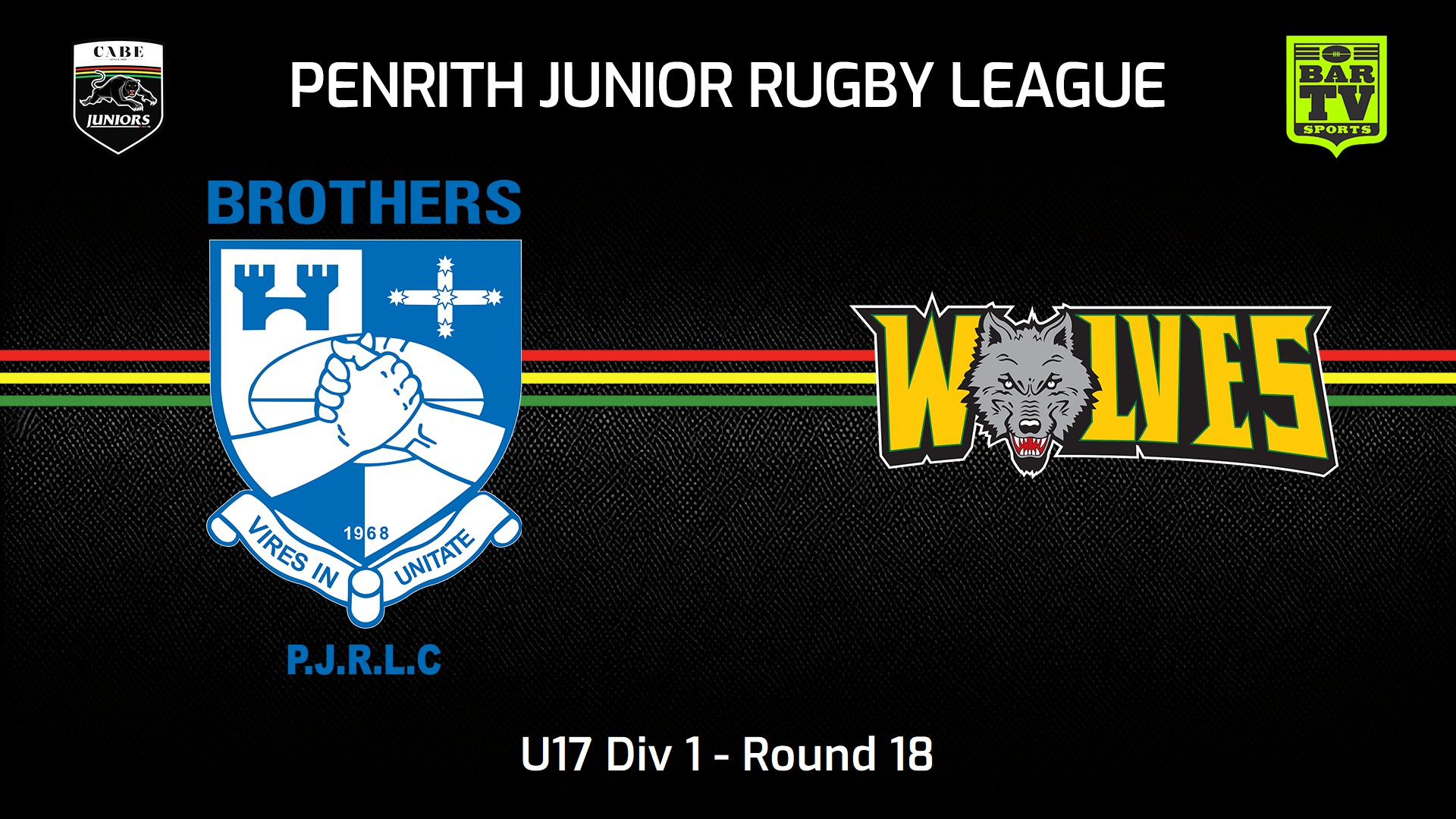 240420-video-Penrith & District Junior Rugby League Round 18 - U17 Div 1 - Brothers v Windsor Wolves Slate Image