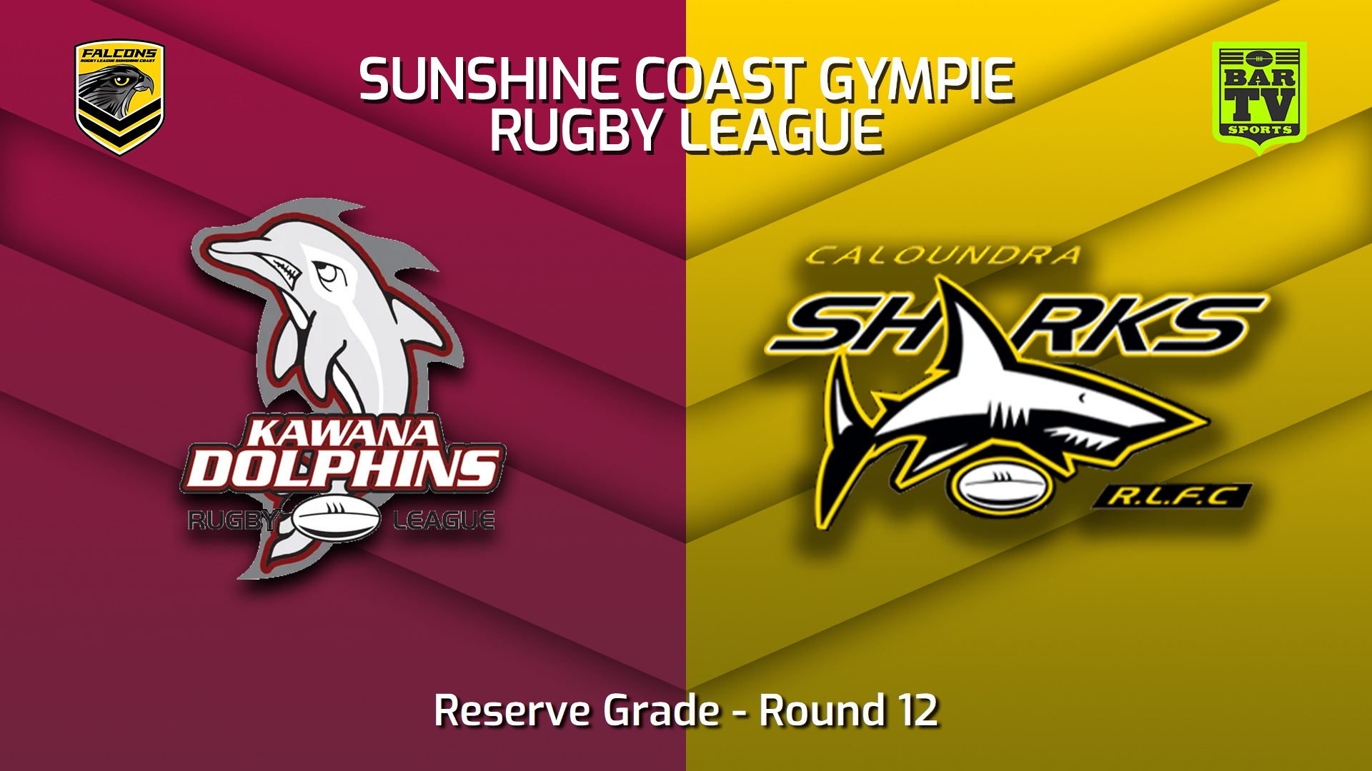 230708-Sunshine Coast RL Round 12 - Reserve Grade - Kawana Dolphins v Caloundra Sharks Slate Image
