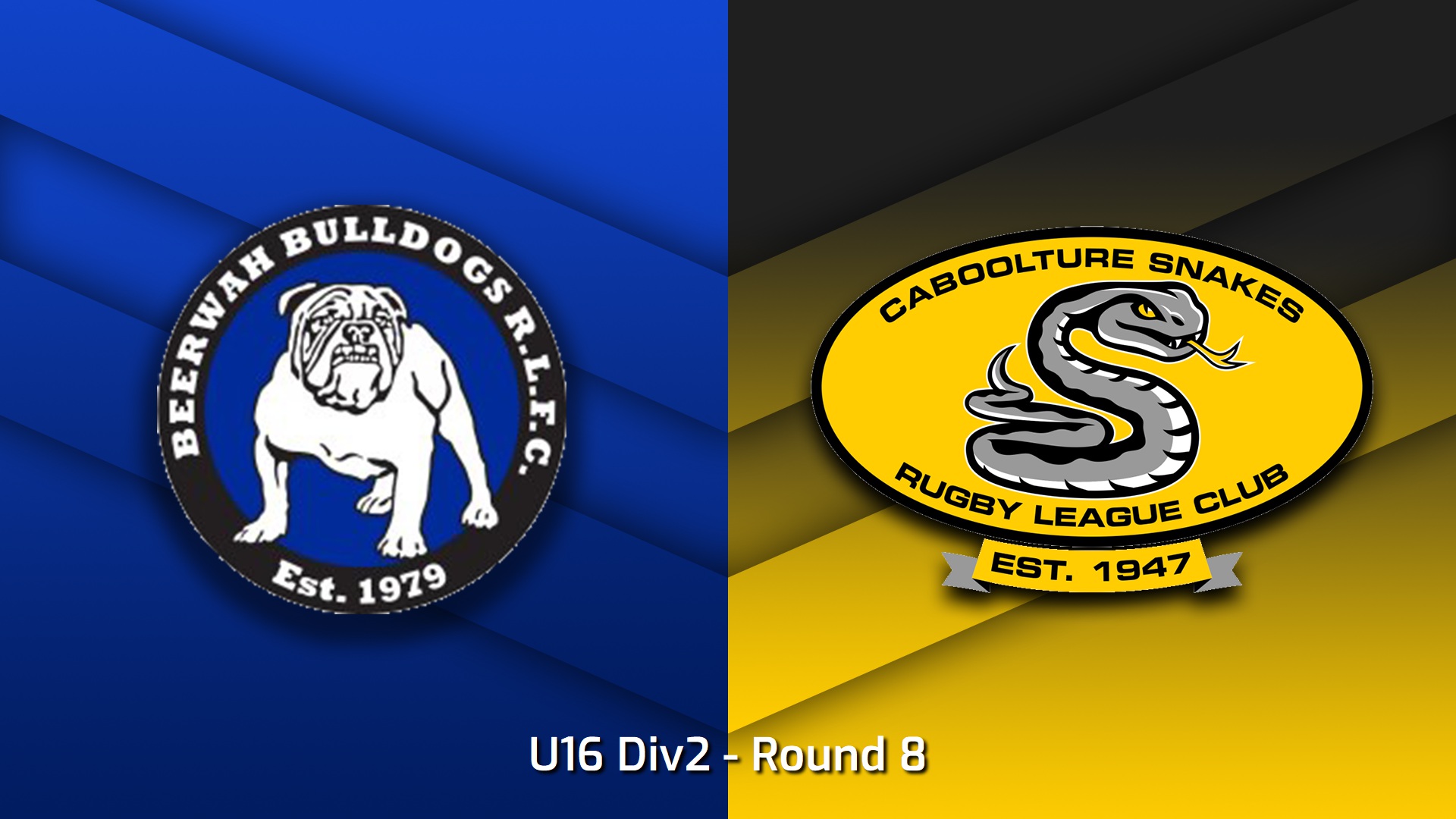230526-Sunshine Coast Junior Rugby League Round 8 - U16 Div2 - Beerwah Bulldogs v Caboolture Snakes Slate Image
