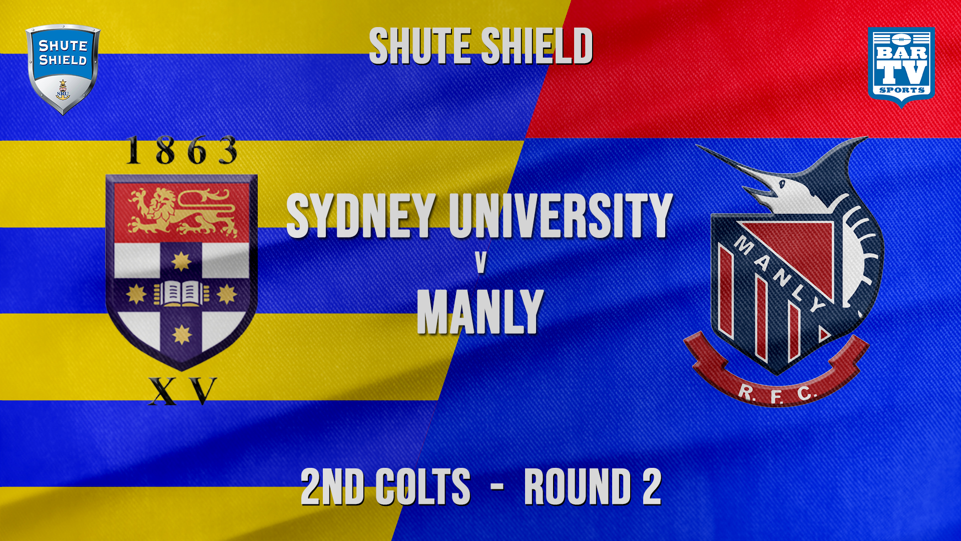 Shute Shield Round 2 - 2nd Colts - Sydney University v Manly Slate Image