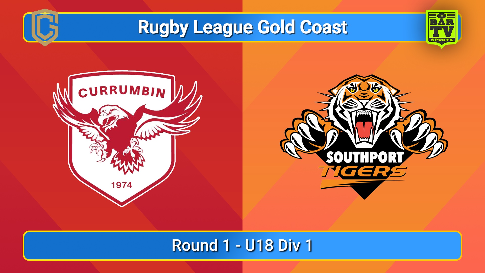 250405-video-Gold Coast Round 1 - U18 Div 1 - Currumbin Eagles v Southport Tigers Slate Image