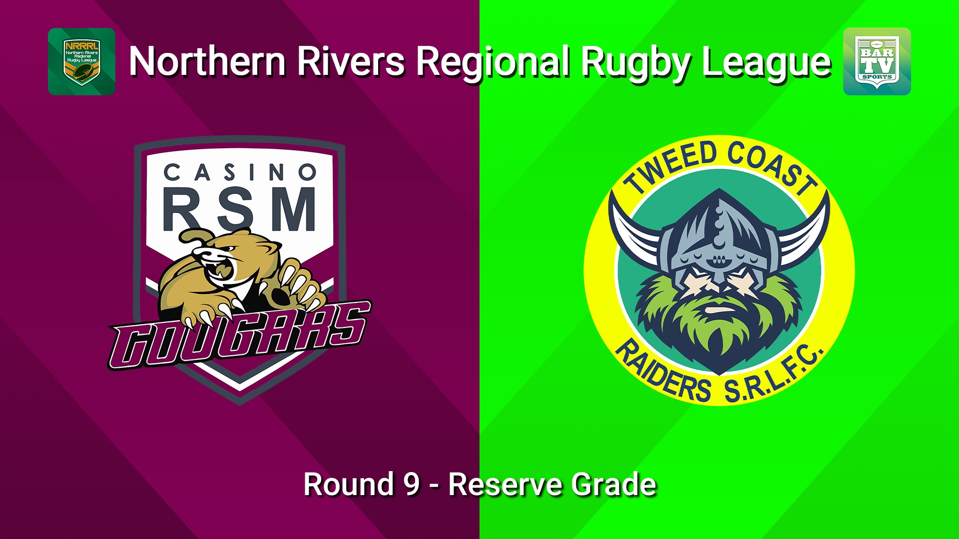260621-video-Northern Rivers Round 9 - Reserve Grade - Casino RSM Cougars v Tweed Coast Raiders Slate Image