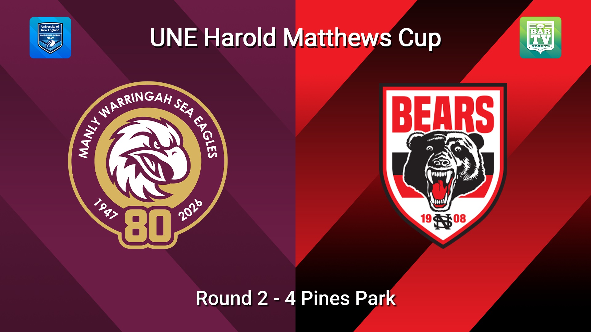 260214-video-UNE Harold Matthews Cup Round 2 - Manly Warringah Sea Eagles v North Sydney Bears Slate Image