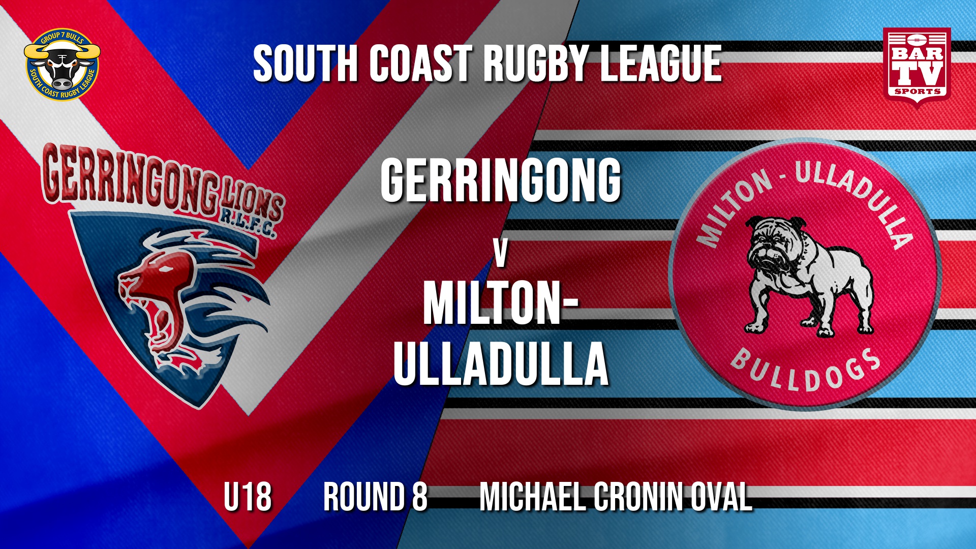 Group 7 RL Round 8 - U18 - Gerringong v Milton-Ulladulla Bulldogs Slate Image