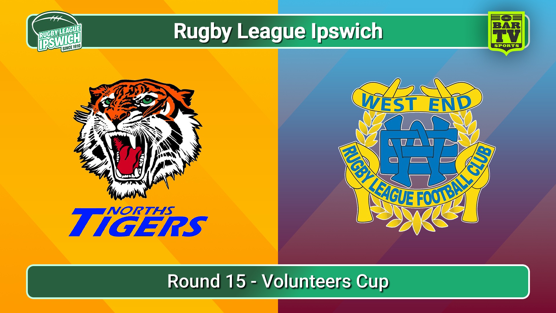 250823-video-Rugby League Ipswich Round 15 - Volunteers Cup - Norths Tigers v West End Slate Image