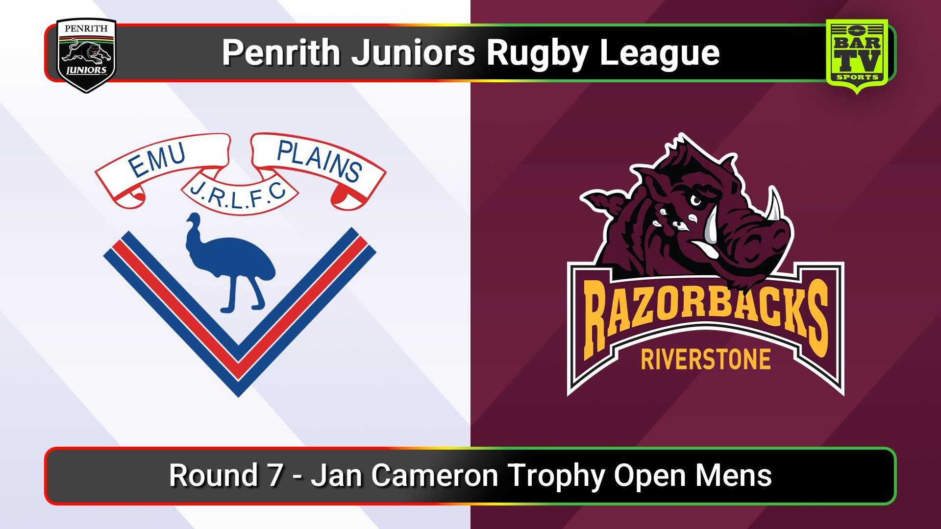 250524-video-Penrith & District Junior Rugby League Round 7 - Jan Cameron Trophy Open Mens - Emu Plains v Riverstone Slate Image