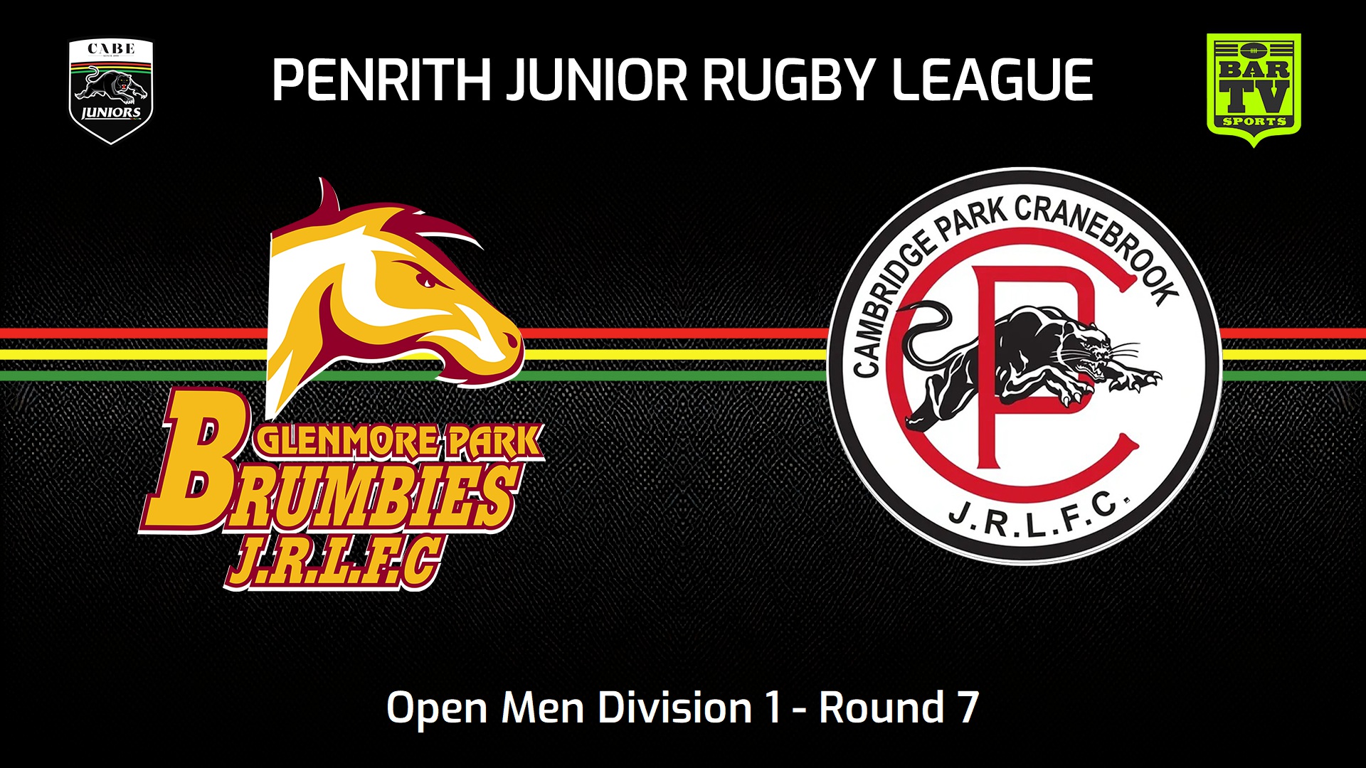240526-video-Penrith & District Junior Rugby League Round 7 - Open Men Division 1 - Glenmore Park Brumbies v Cambridge Park Slate Image
