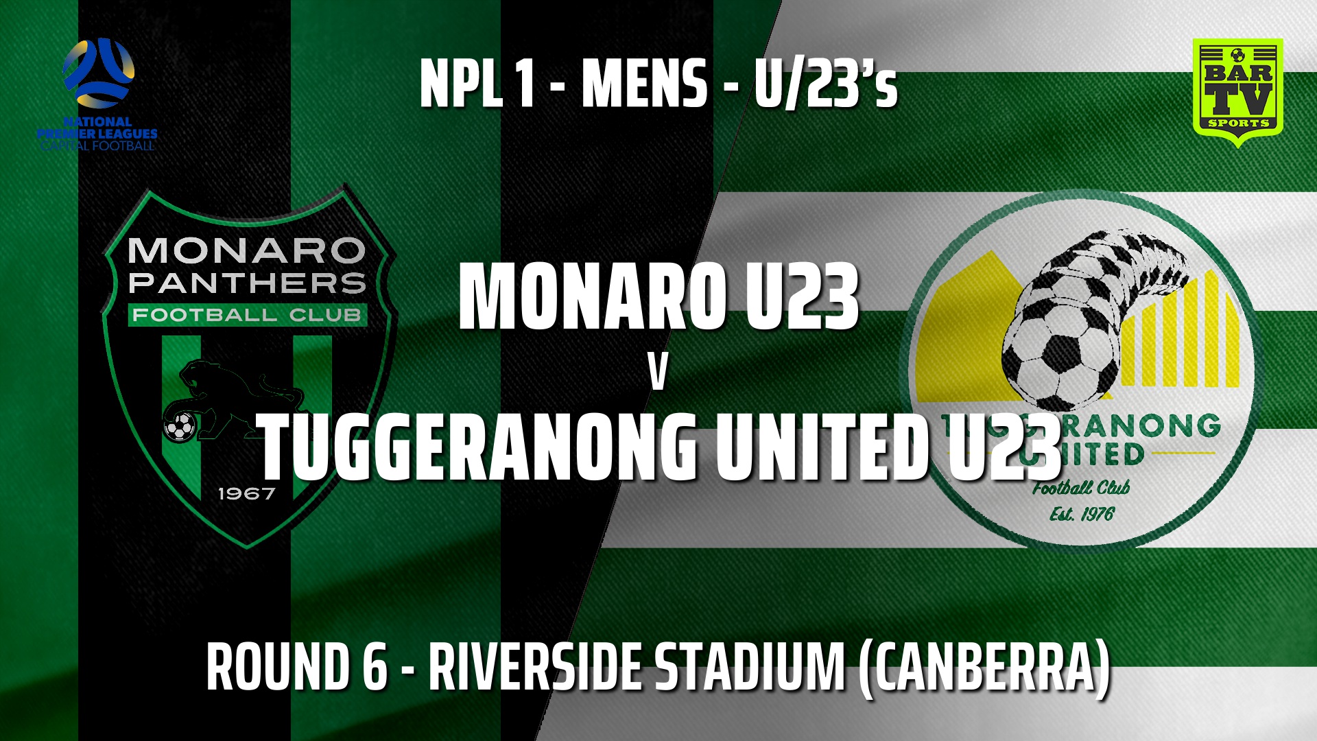 210515-NPL1 U23 Capital Round 6 - Monaro Panthers U23 v Tuggeranong United U23 Slate Image