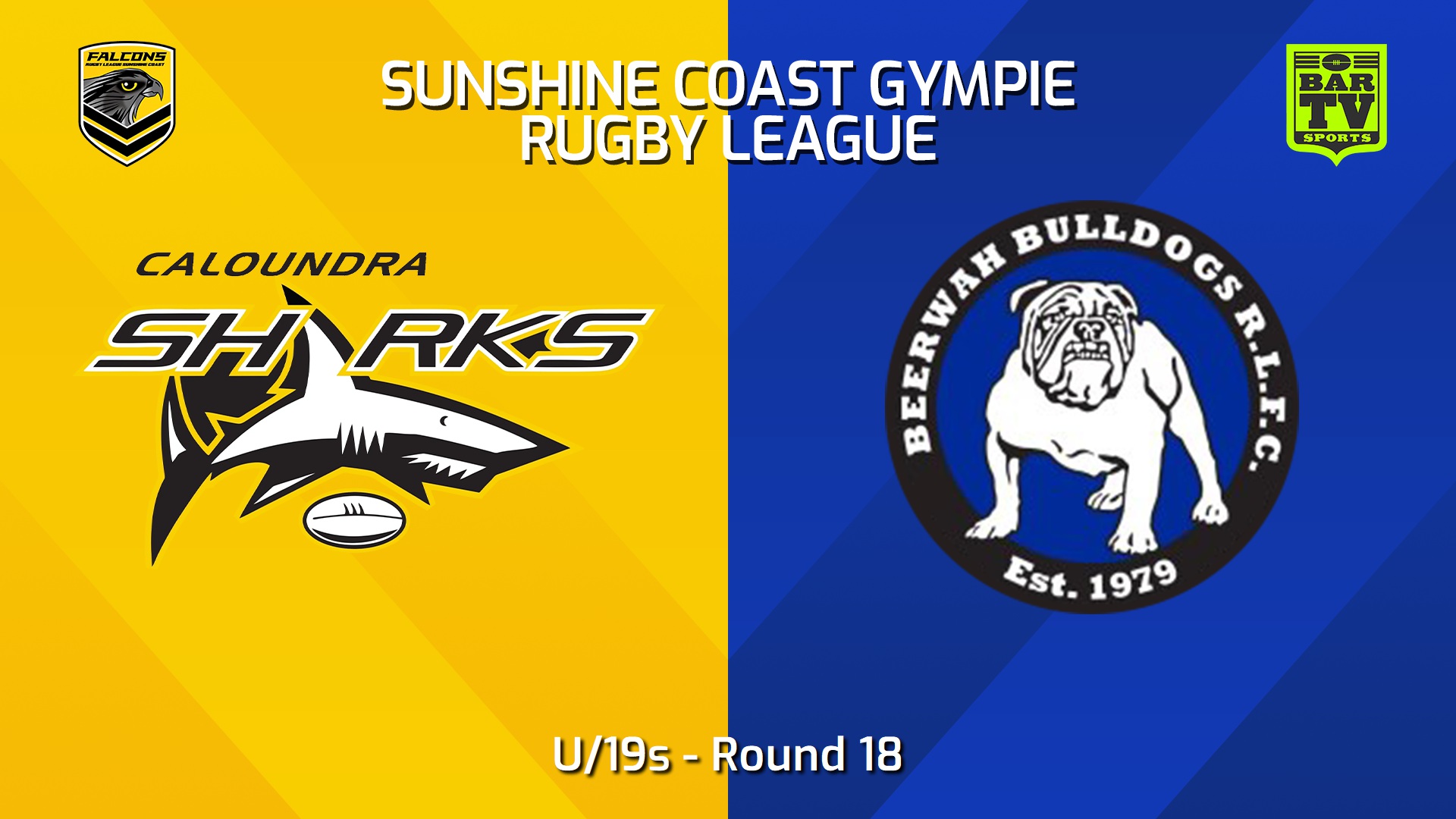 240817-video-Sunshine Coast RL Round 18 - U/19s - Caloundra Sharks v Beerwah Bulldogs Slate Image