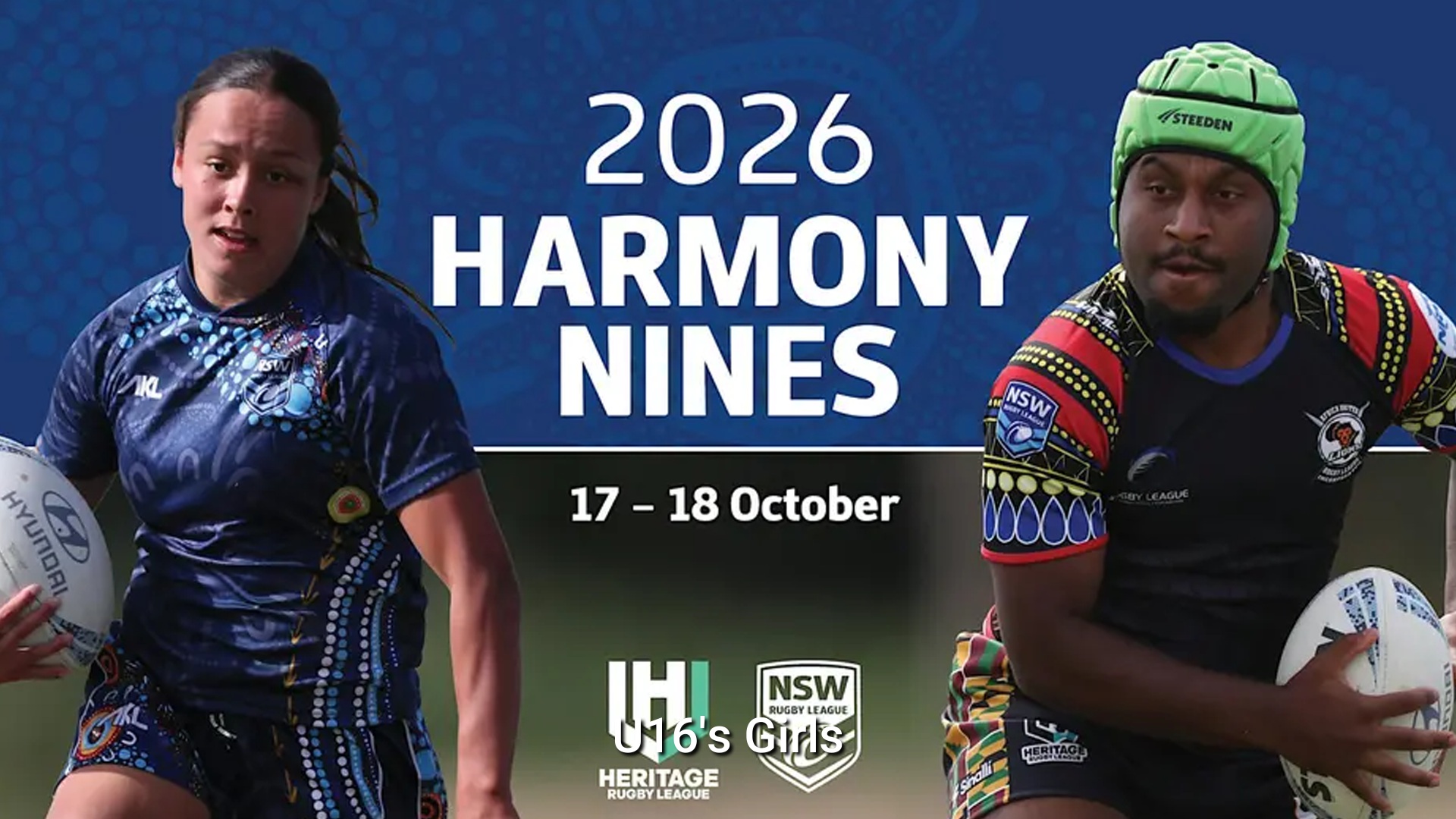 261017-video-Harmony 9's Rugby League Round 1 - U16's Girls - FIRLA v Malta Slate Image