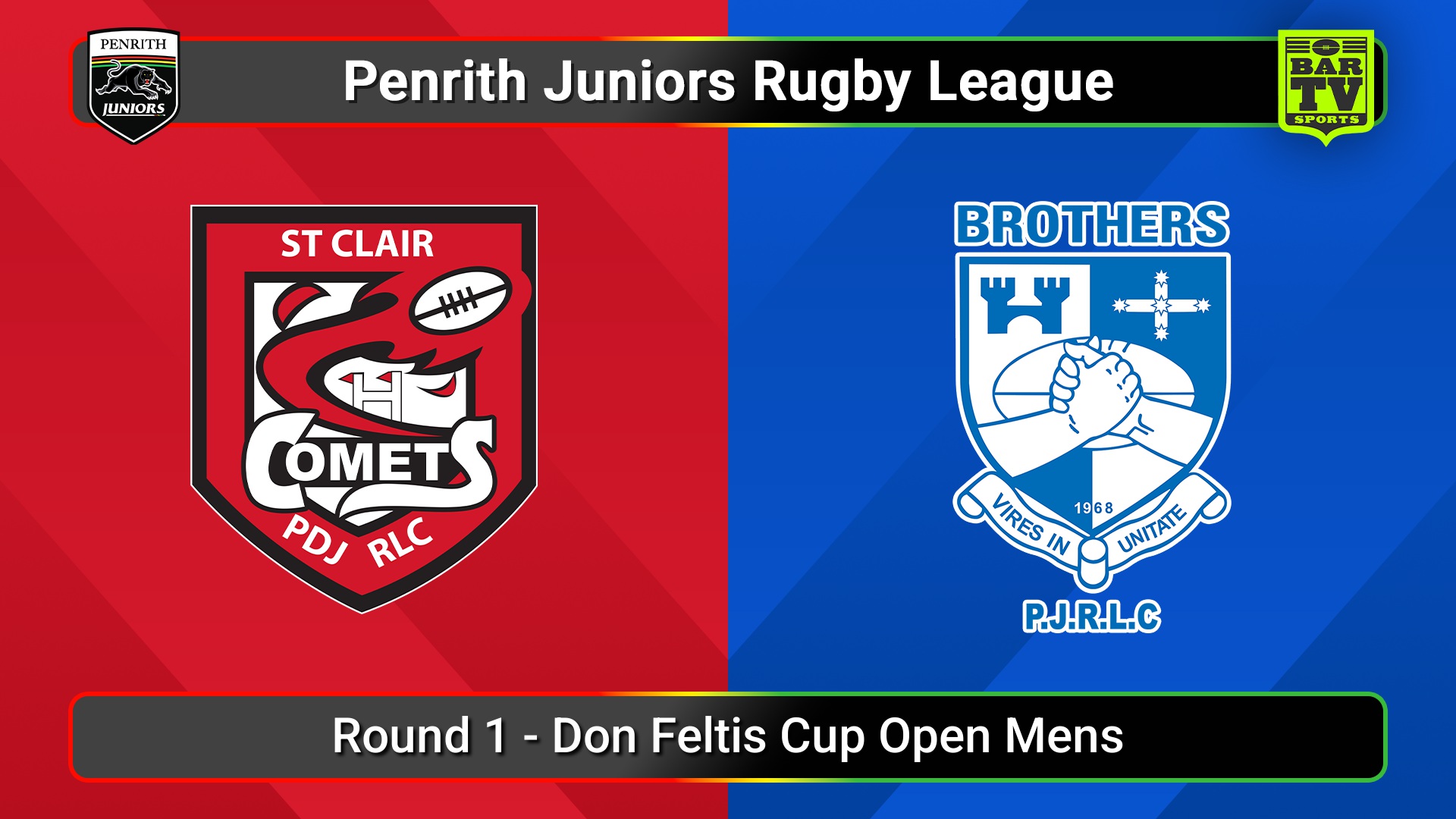 250406-video-Penrith & District Junior Rugby League Round 1 - Don Feltis Cup Open Mens - St Clair v Brothers Slate Image