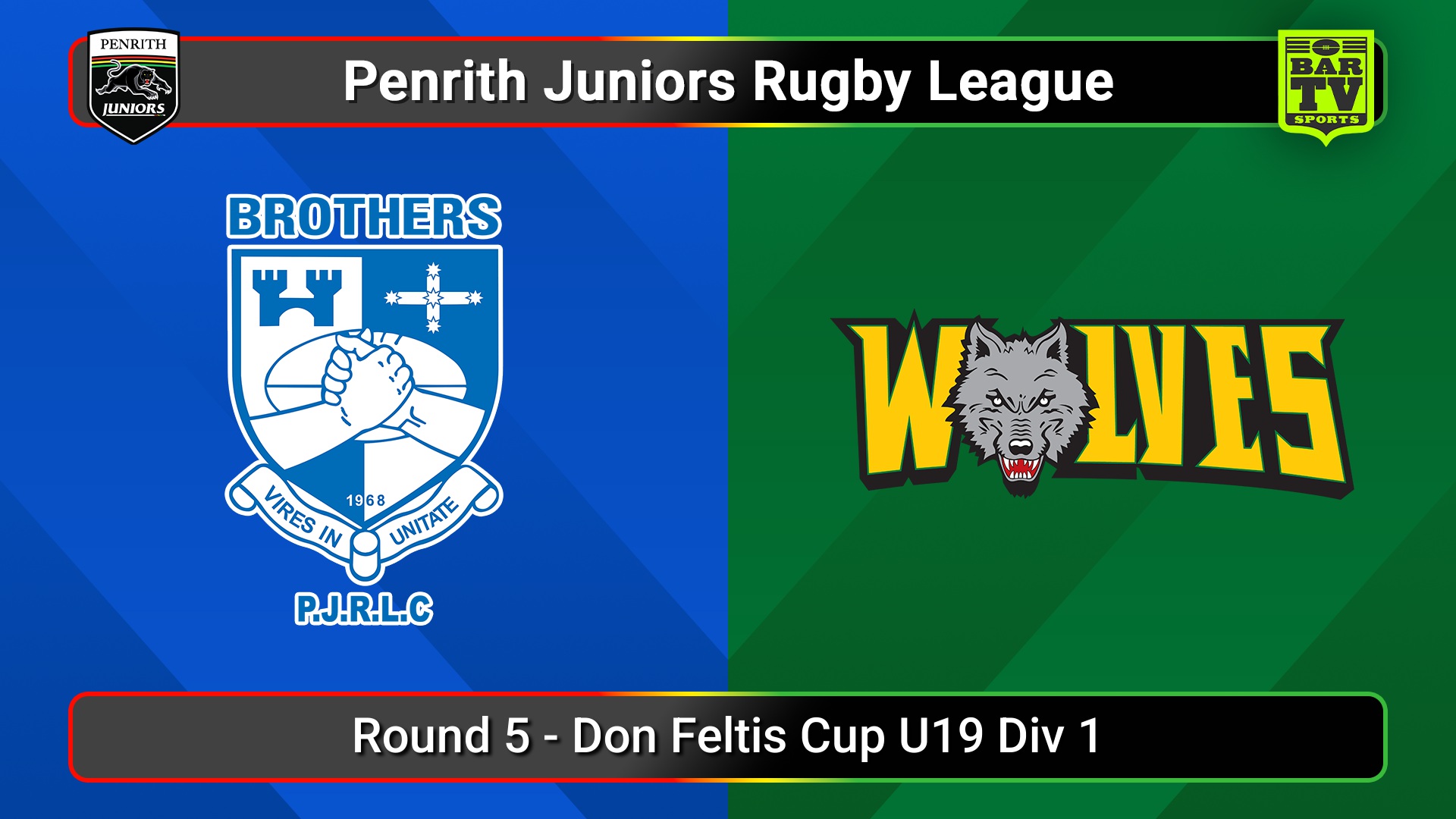 250517-video-Penrith & District Junior Rugby League Round 5 - Don Feltis Cup U19 Div 1 - Brothers v Windsor Wolves Slate Image