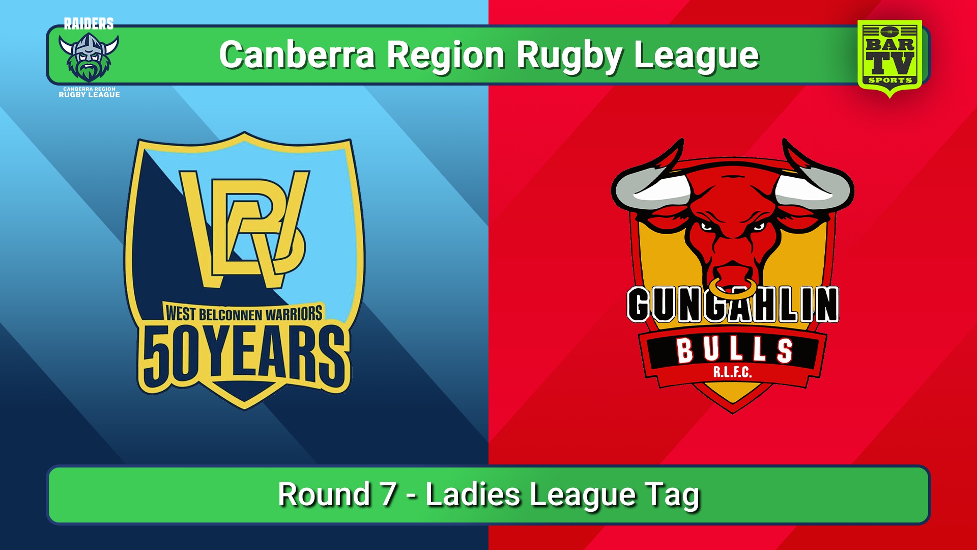 250823-video-Canberra Round 7 - Ladies League Tag - West Belconnen Warriors v Gungahlin Bulls Slate Image