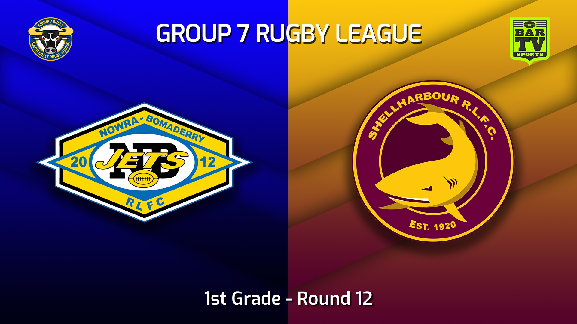 220709-South Coast Round 12 - 1st Grade - Nowra-Bomaderry Jets v Shellharbour Sharks Slate Image
