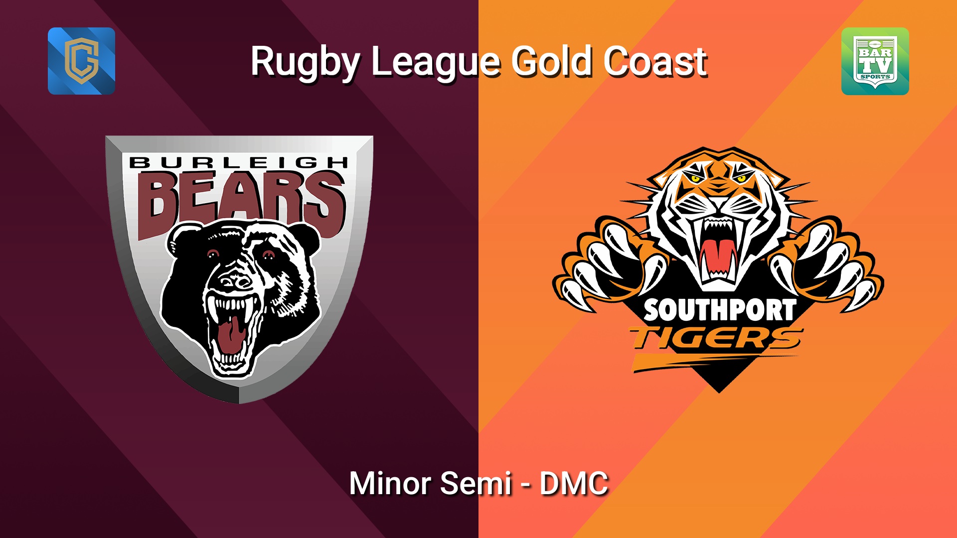 260905-video-Gold Coast Minor Semi  - DMC - Burleigh v Southport Tigers Slate Image