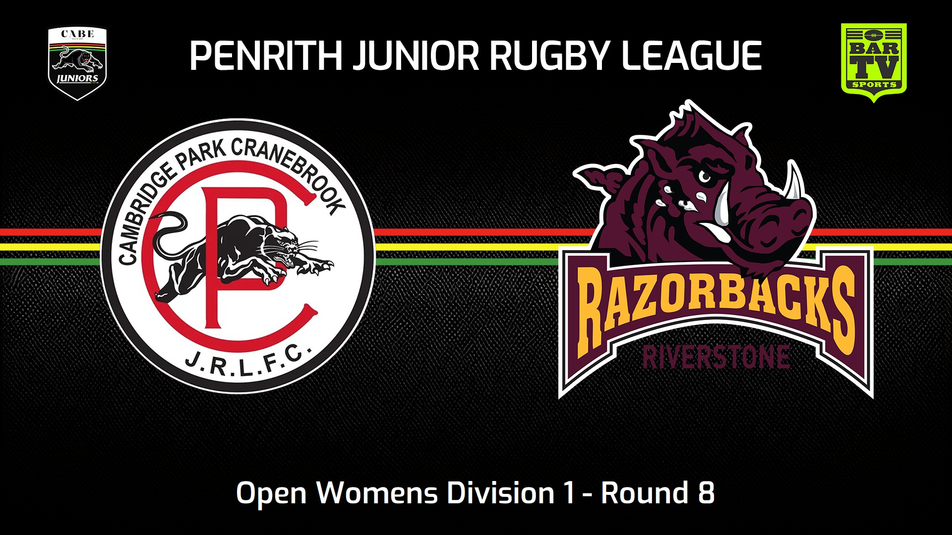 240602-video-Penrith & District Junior Rugby League Round 8 - Open Womens Division 1 - Cambridge Park v Riverstone Razorbacks Slate Image