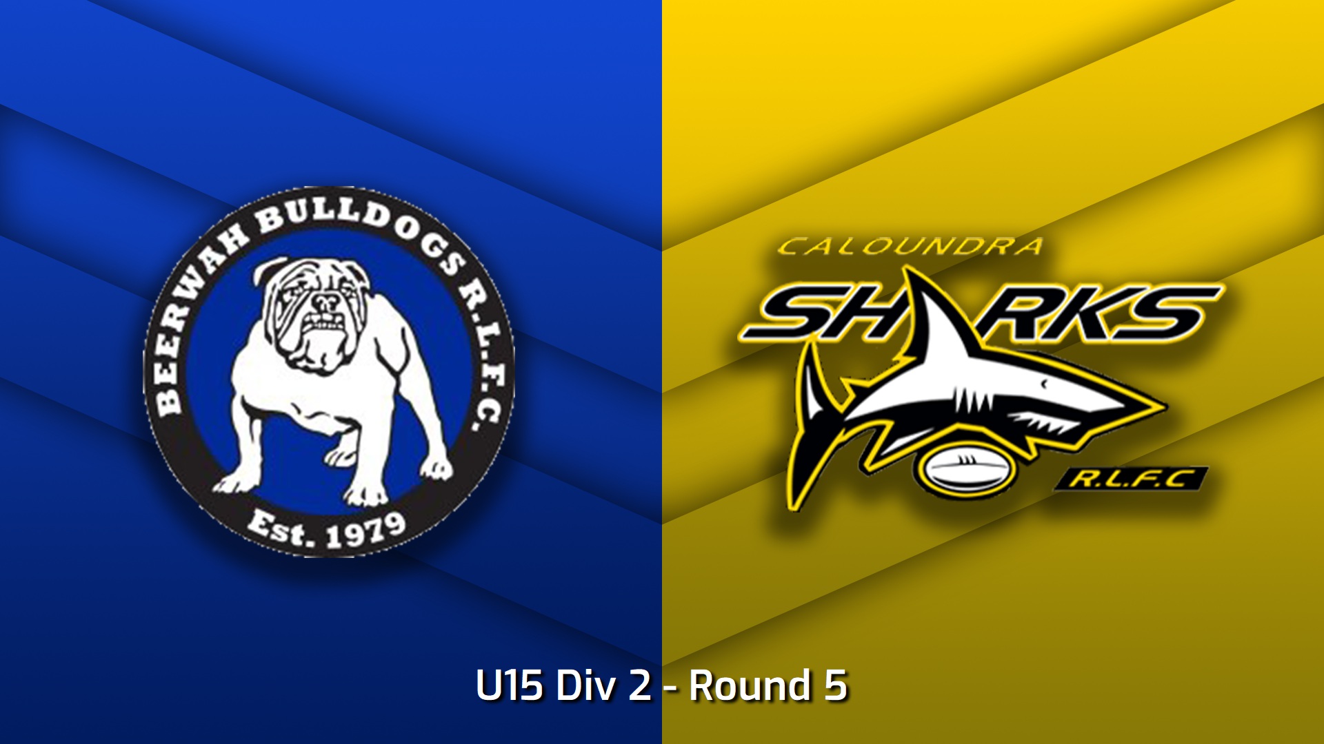 230505-Sunshine Coast Junior Rugby League Round 5 - U15 Div 2 - Beerwah Bulldogs v Caloundra Sharks Slate Image