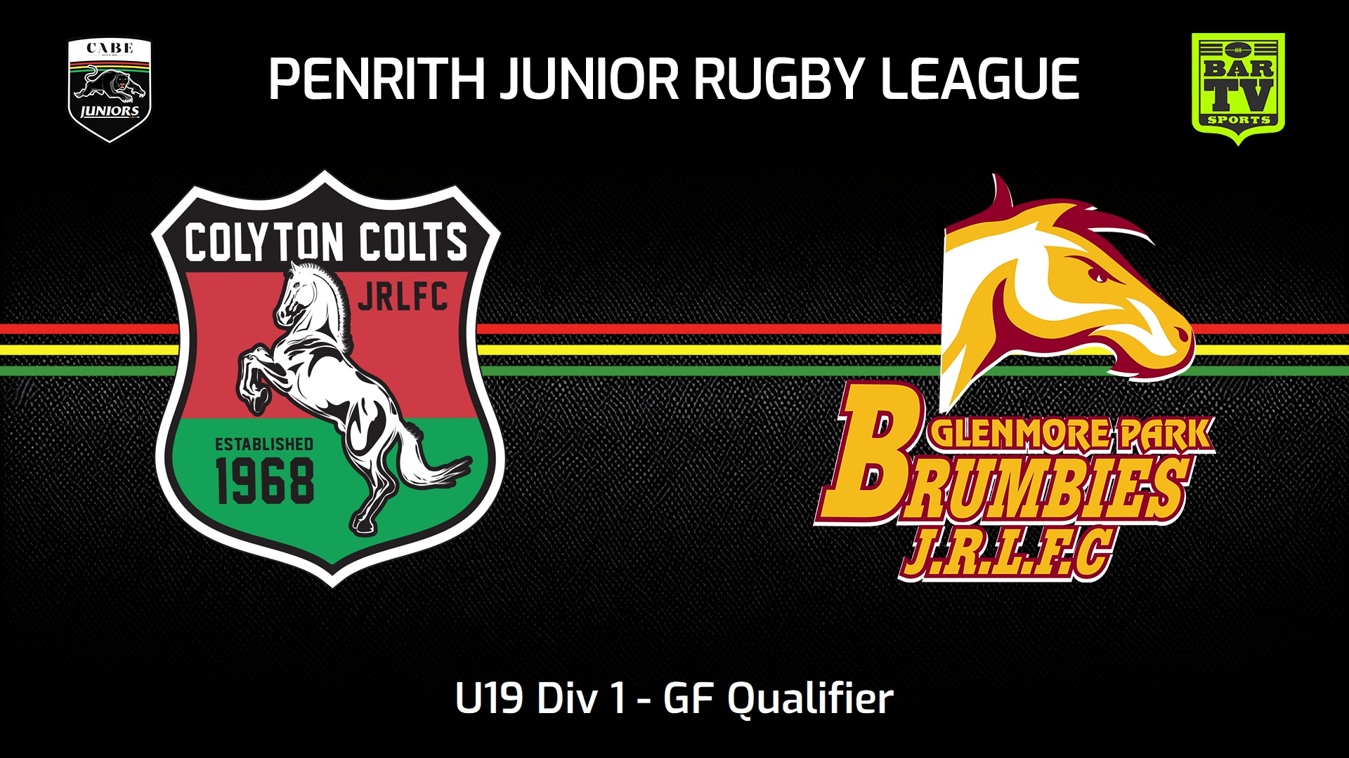 230820-Penrith & District Junior Rugby League GF Qualifier - U19 Div 1 - Colyton Colts v Glenmore Park Brumbies Slate Image