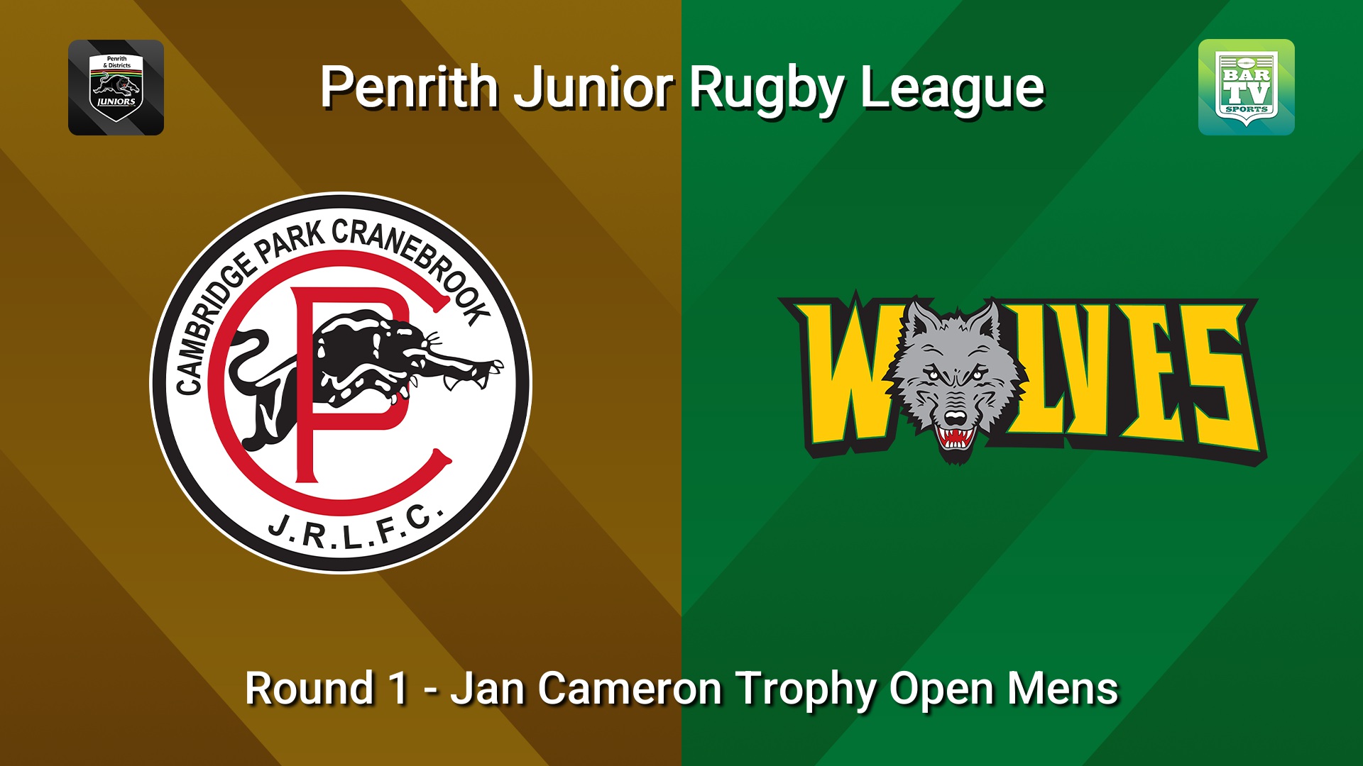 260328-video-Penrith & District Junior Rugby League Round 1 - Jan Cameron Trophy Open Mens - Cambridge Park v Windsor Wolves Minigame Slate Image