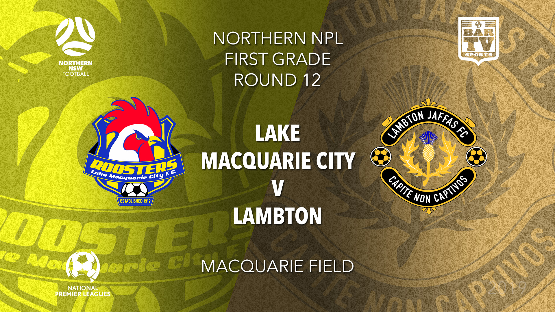 NPL - NNSW Round 12 - Lake Macquarie City FC v Lambton Jaffas FC Slate Image