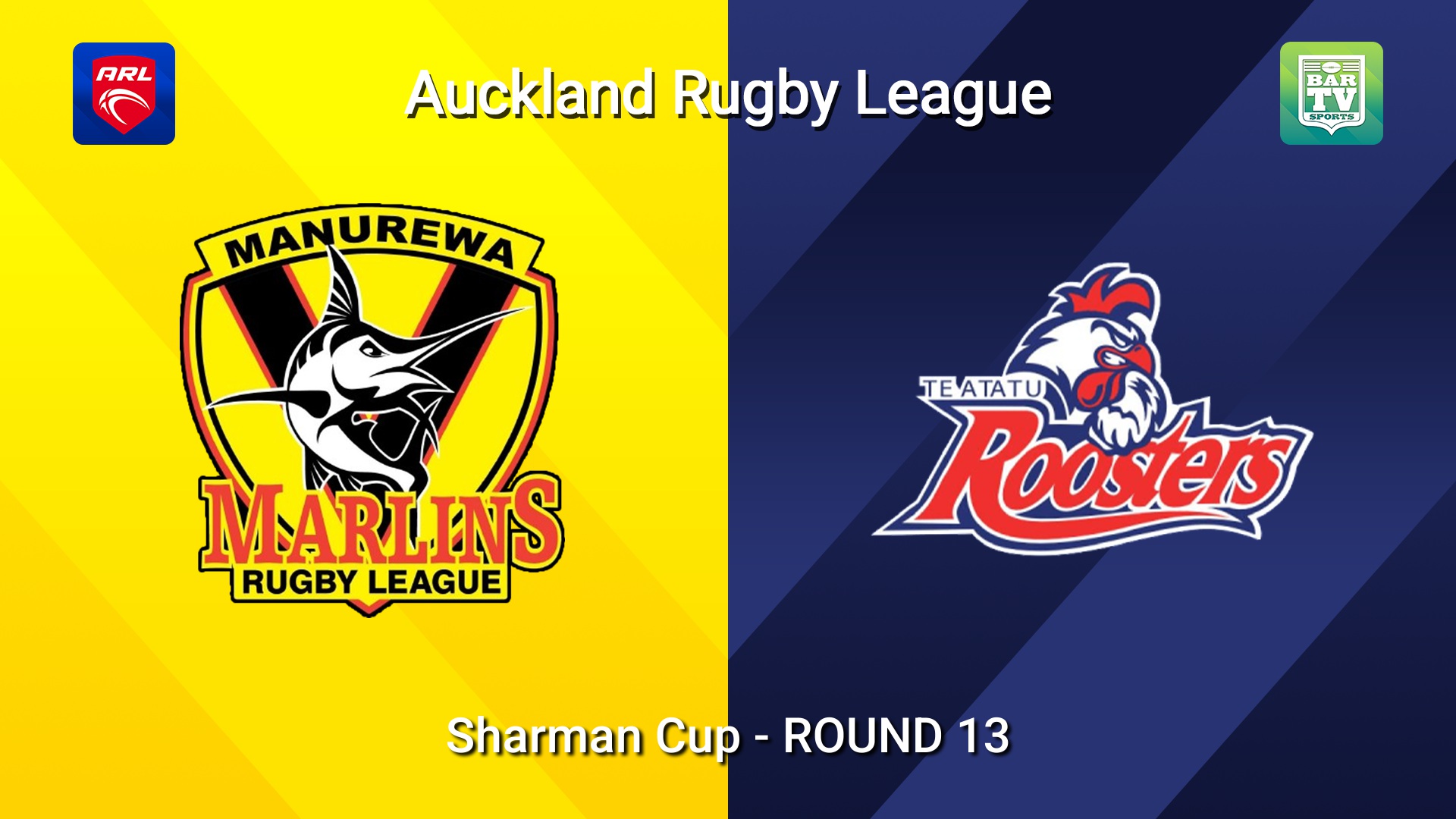 260718-video-Auckland RL ROUND 13 - Sharman Cup - Manurewa Marlins v Te Atatu Roosters Slate Image