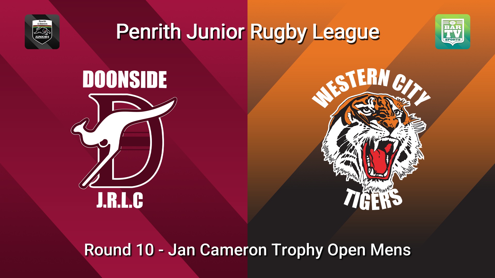 260628-video-Penrith & District Junior Rugby League Round 10 - Jan Cameron Trophy Open Mens - Doonside v Western City Tigers Slate Image