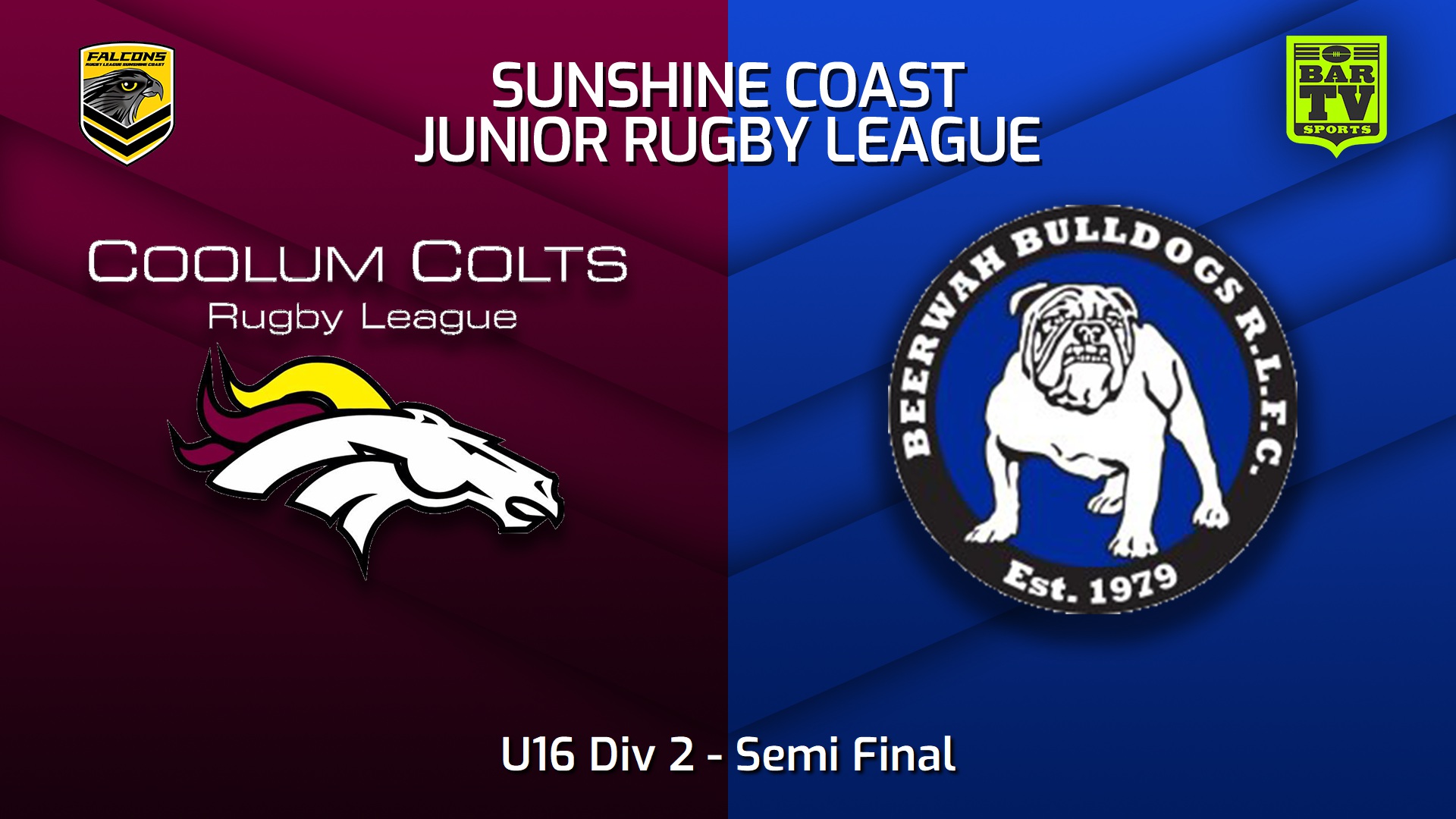 230818-Sunshine Coast Junior Rugby League Semi Final - U16 Div 2 - Coolum Colts JRL v Beerwah Bulldogs JRL Slate Image