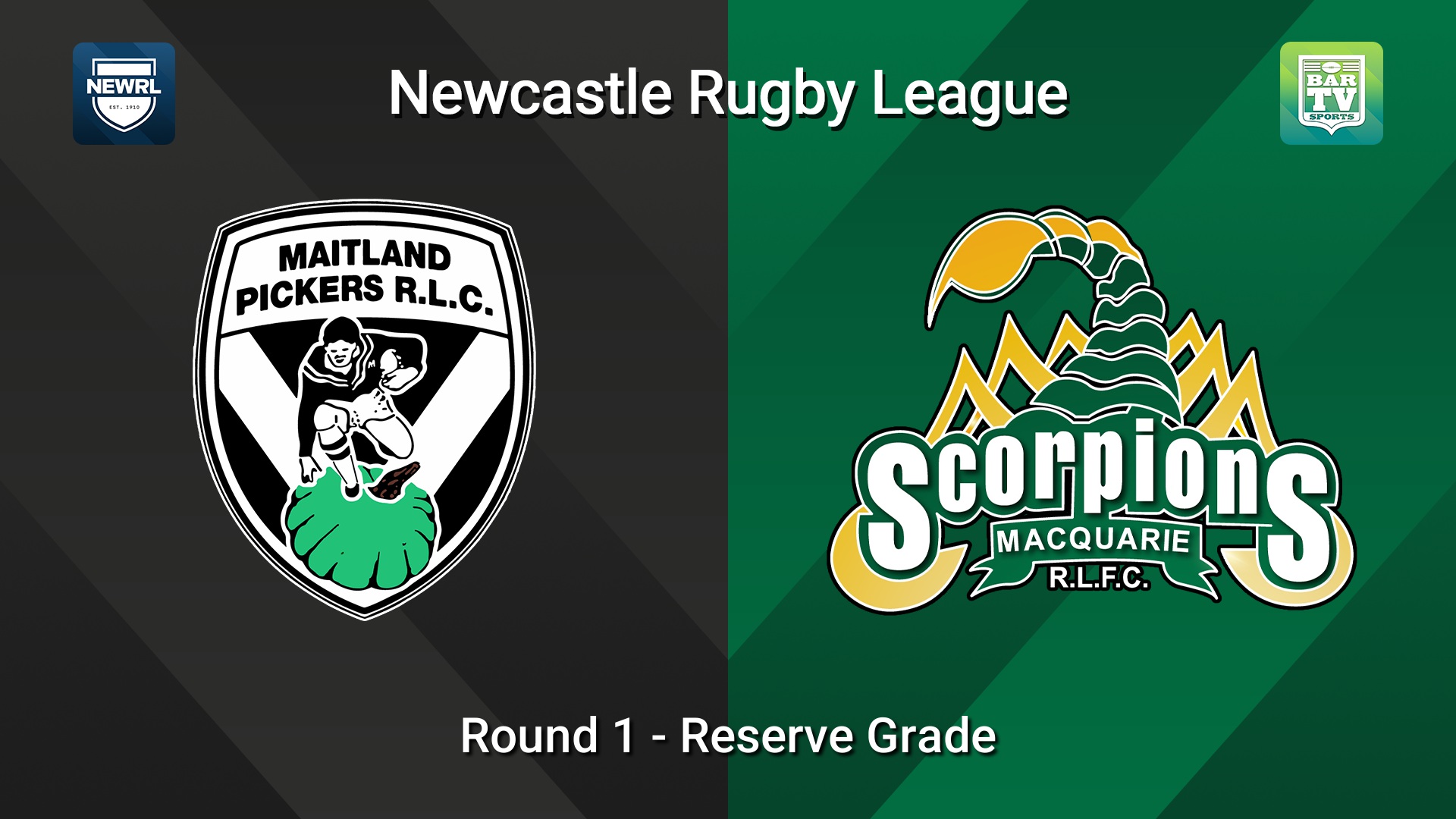 260517-video-Newcastle RL Round 1 - Reserve Grade - Maitland Pickers v Macquarie Scorpions Slate Image