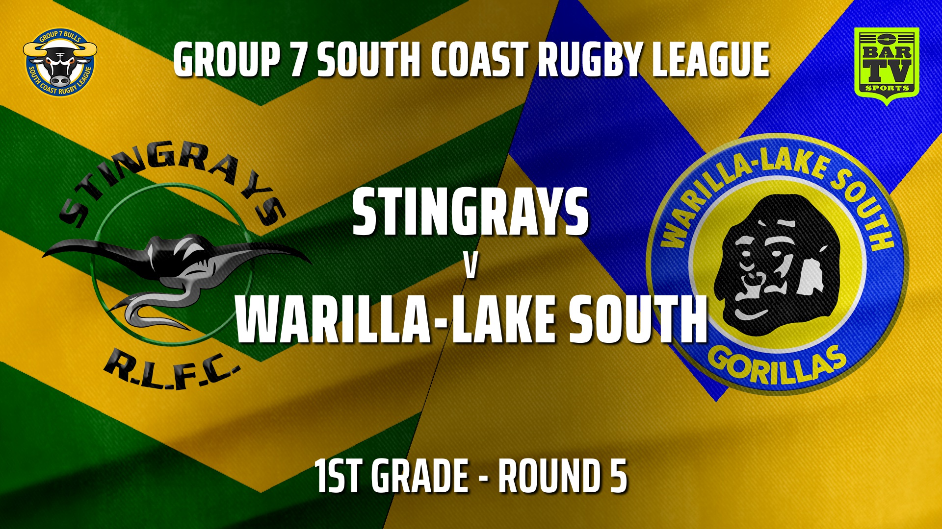 210516-Group 7 RL Round 5 - 1st Grade - Stingrays of Shellharbour v Warilla-Lake South Slate Image
