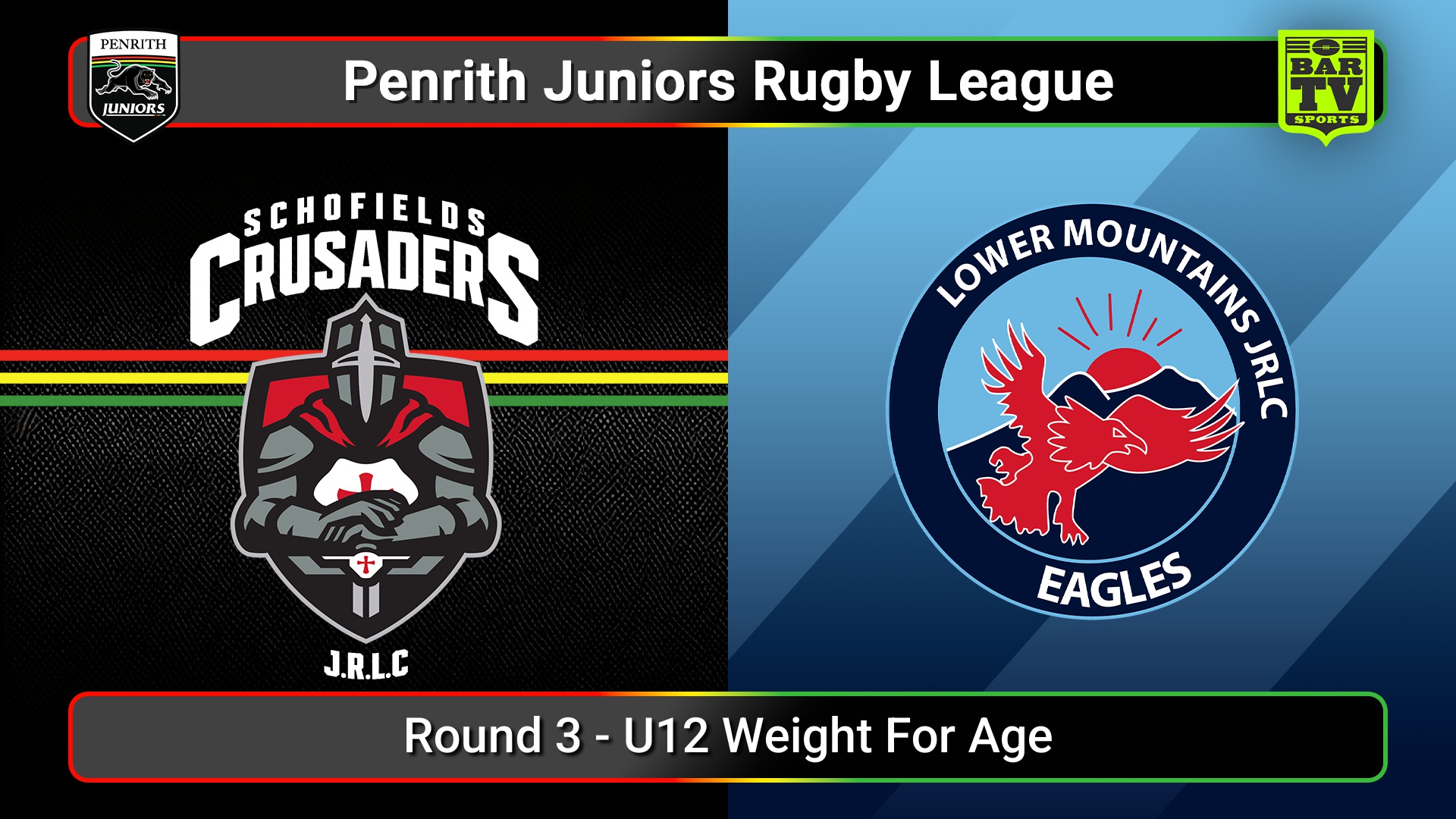 250629-video-Penrith & District Junior Rugby League Round 3 - U12 Weight For Age - Schofields Crusaders v Lower Mountains Slate Image