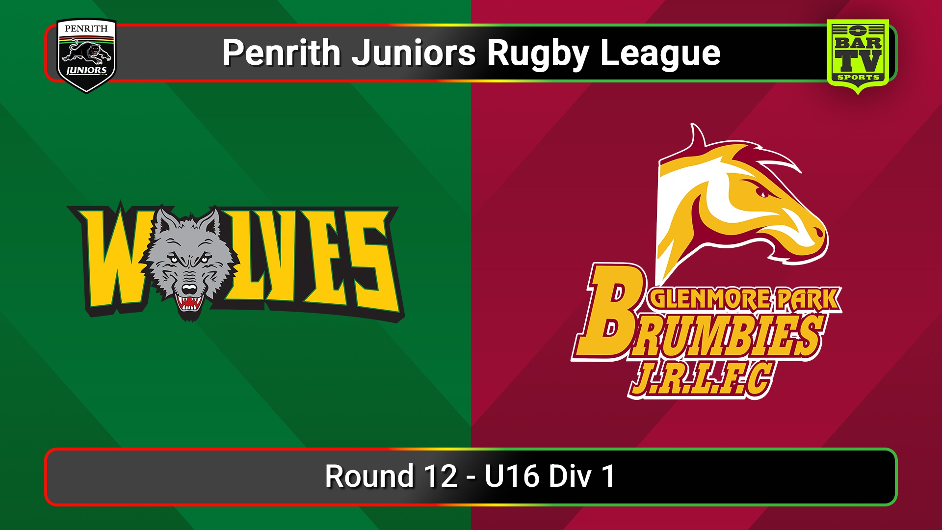 250719-video-Penrith & District Junior Rugby League Round 12 - U16 Div 1 - Windsor Wolves v Glenmore Park Slate Image