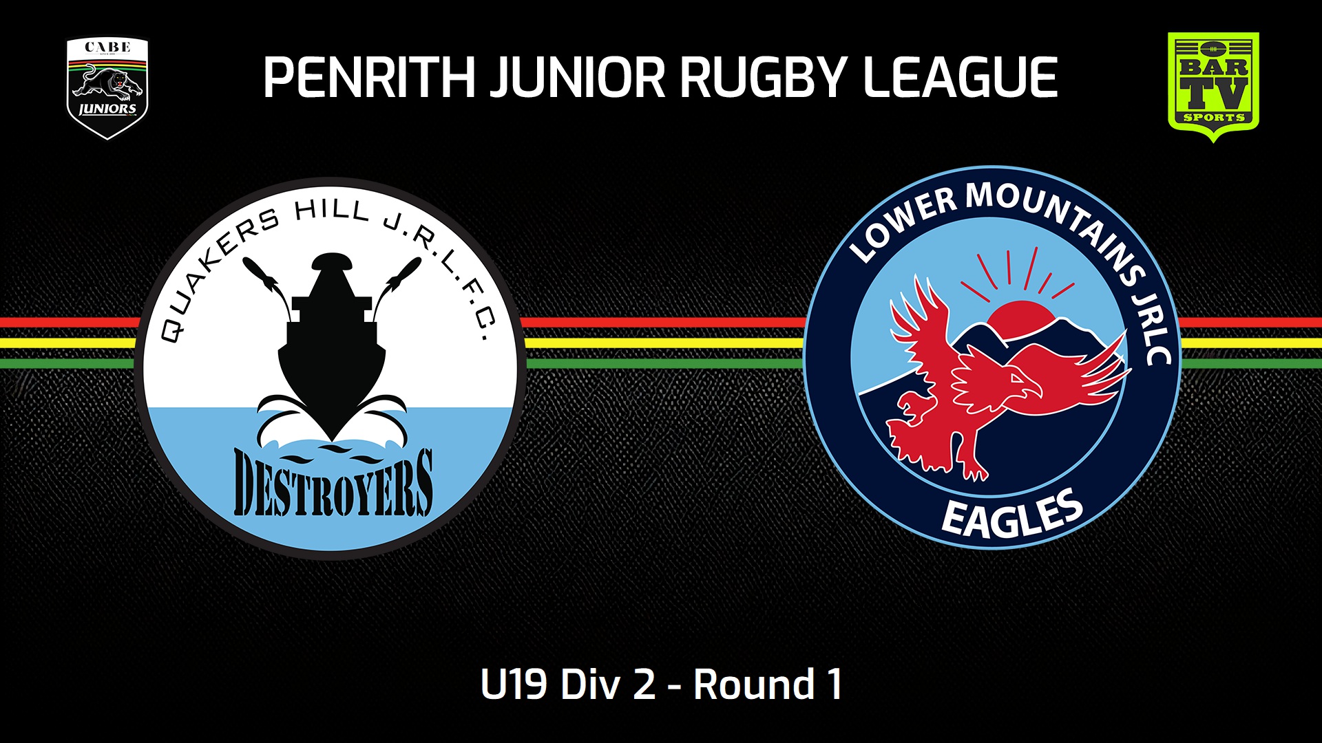 240421-video-Penrith & District Junior Rugby League Round 1 - U19 Div 2 - Quakers Hill Destroyers v Lower Mountains Slate Image